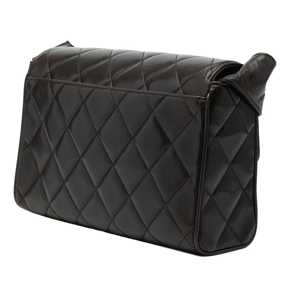 Chanel CC Quilted Lambskin Flap Crossbody