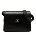 Chanel CC Quilted Lambskin Flap Shoulder Bag