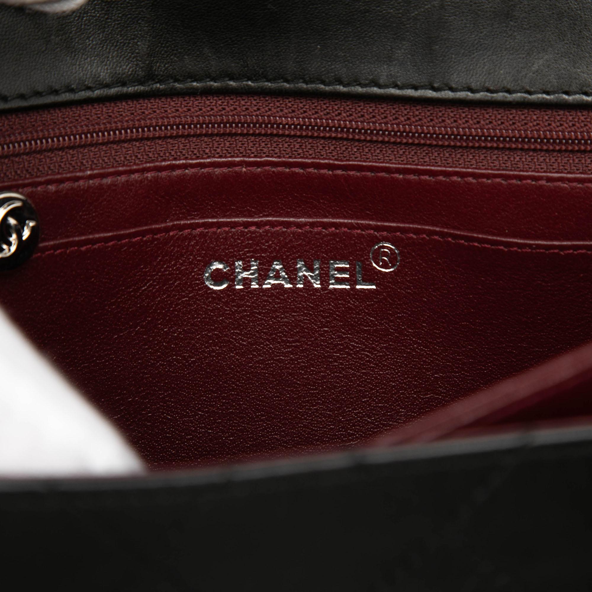 Chanel CC Quilted Lambskin Flap Shoulder Bag
