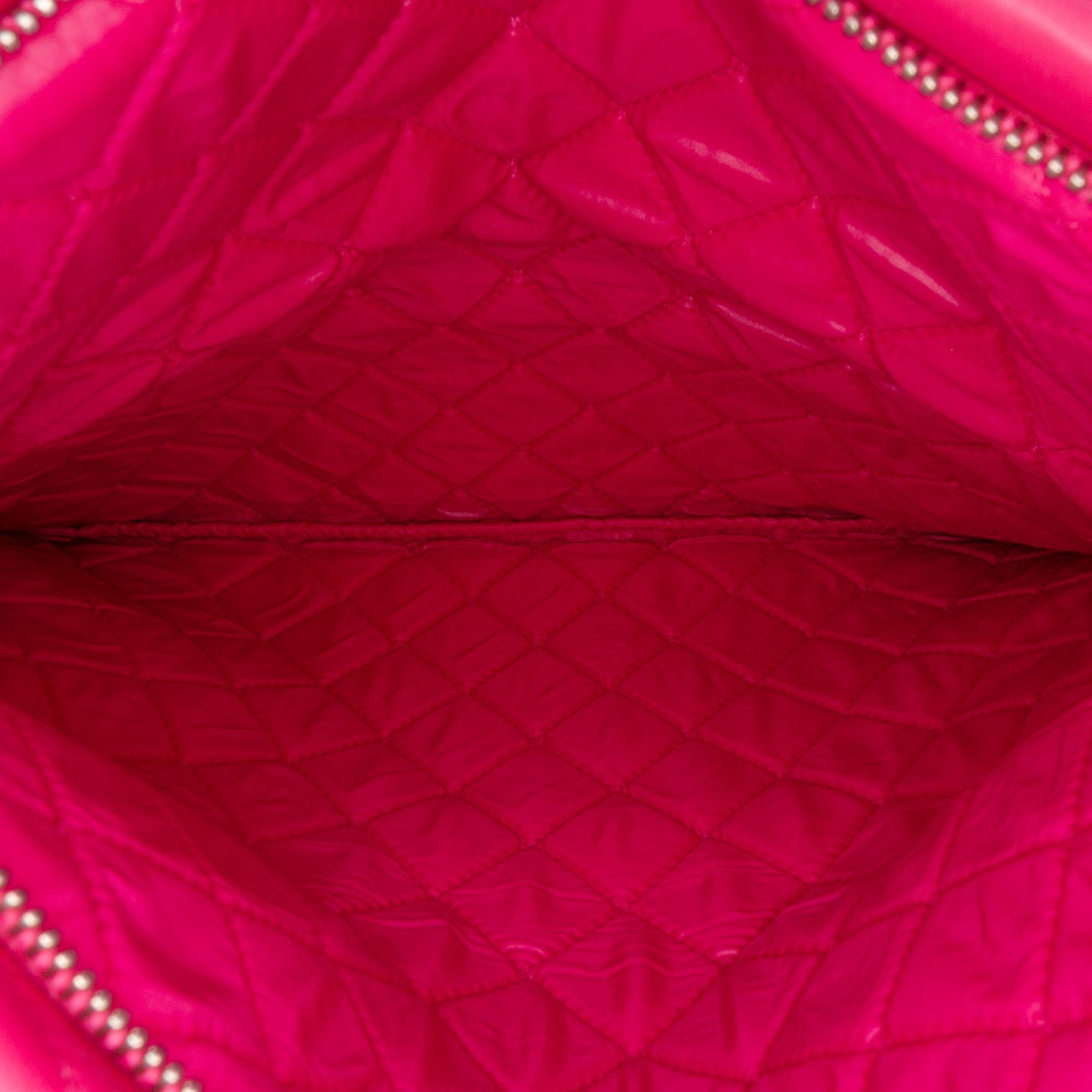 Chanel CC Quilted Lambskin Foldover Clutch