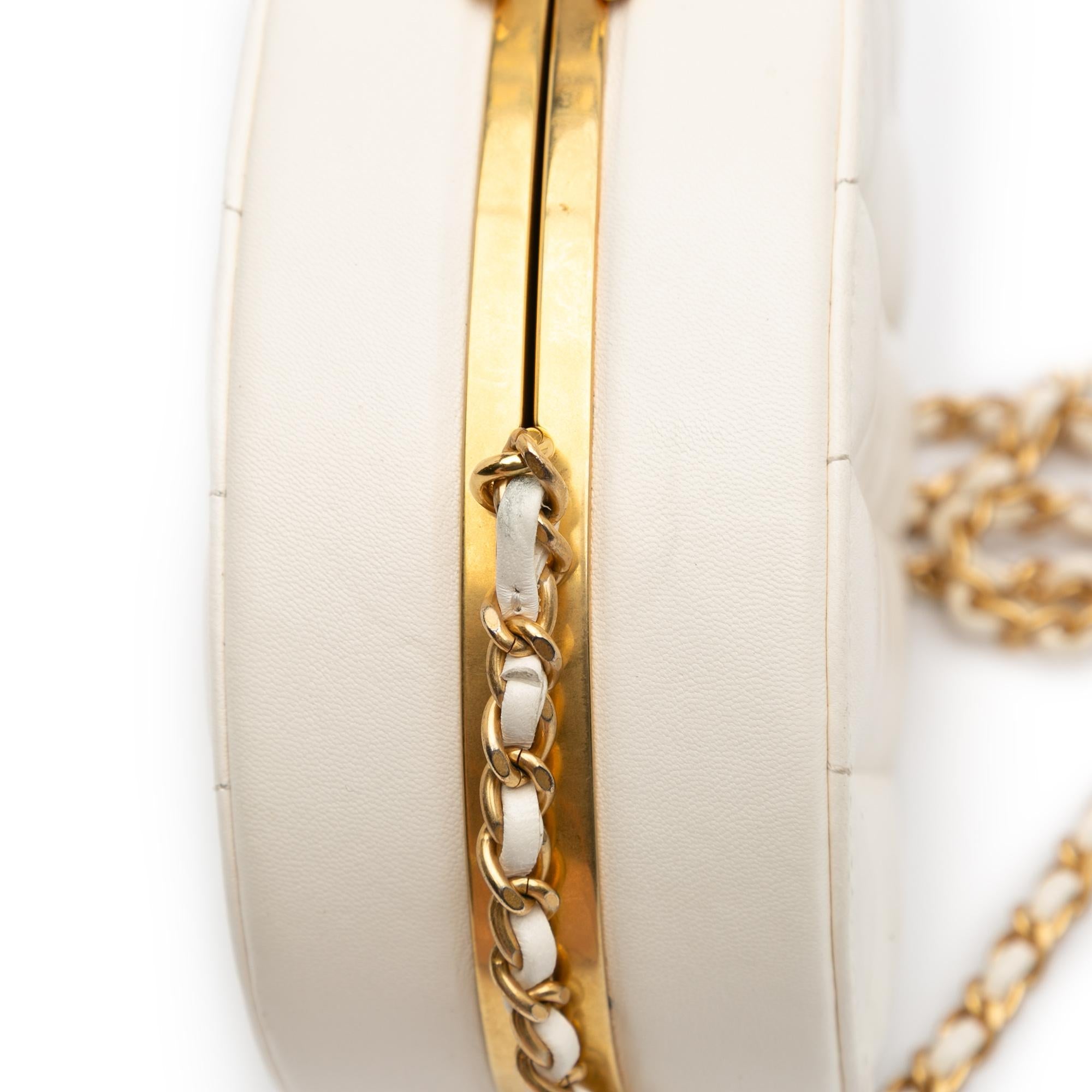 Chanel CC Quilted Lambskin Frame Vanity Case