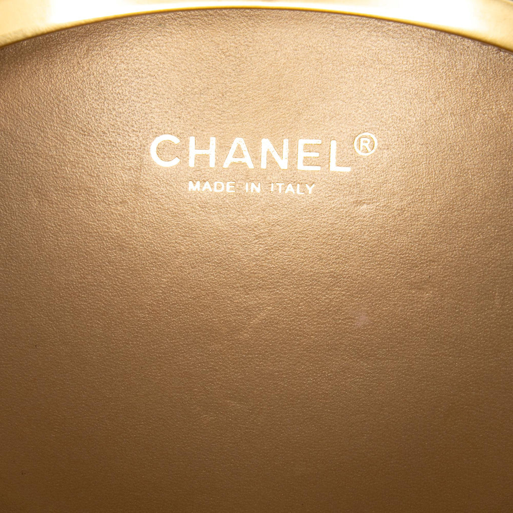 Chanel CC Quilted Lambskin Frame Vanity Case