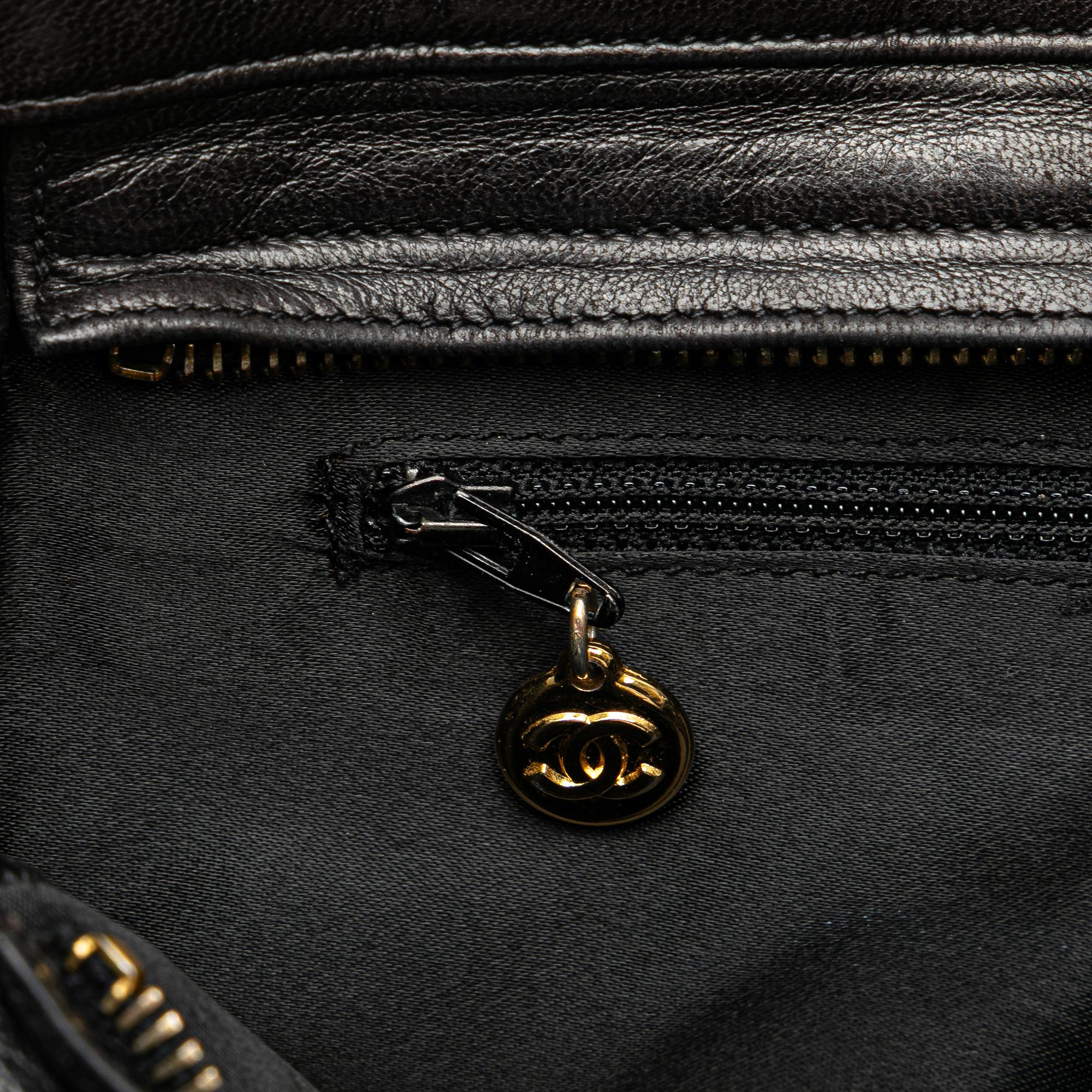 Chanel CC Quilted Lambskin Front Pocket Tote