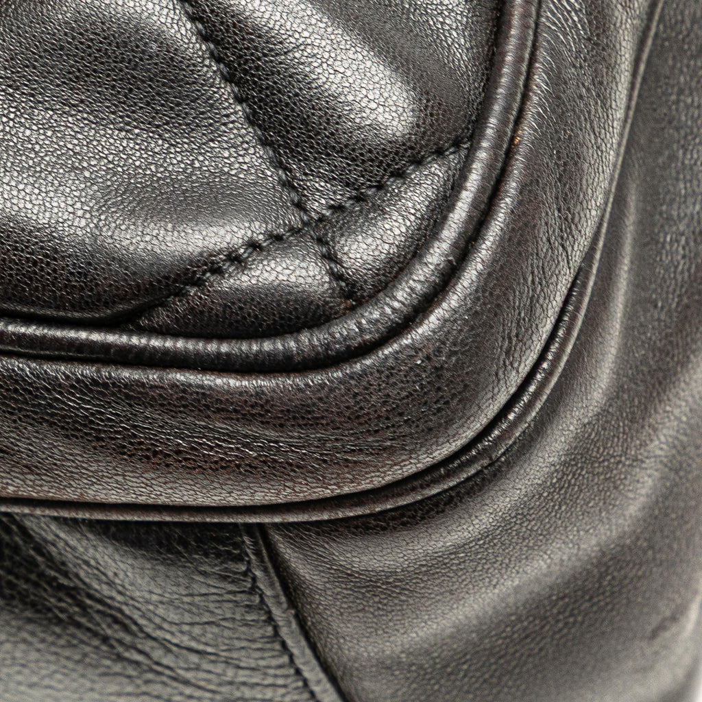 Chanel CC Quilted Lambskin Front Pocket Tote