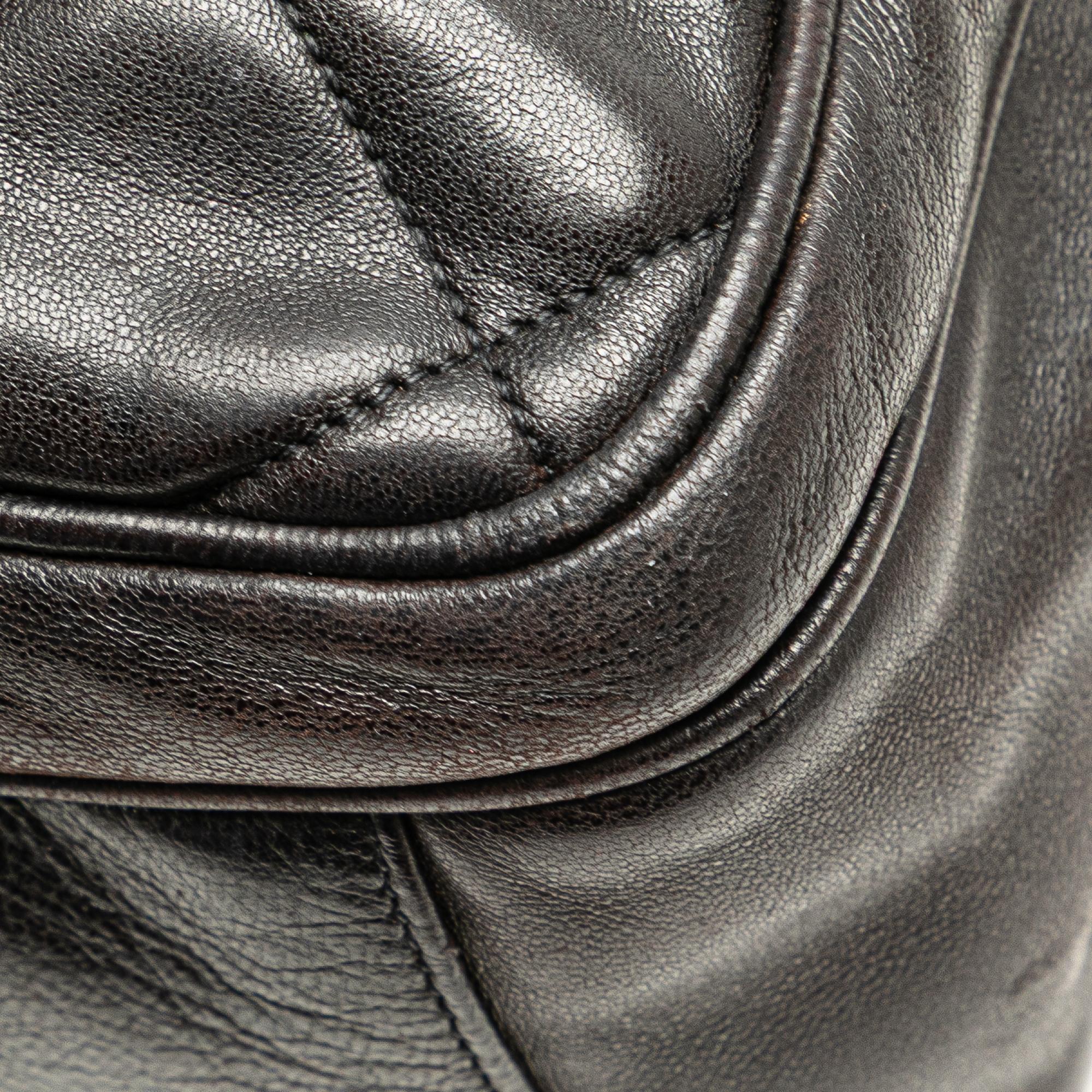 Chanel CC Quilted Lambskin Front Pocket Tote