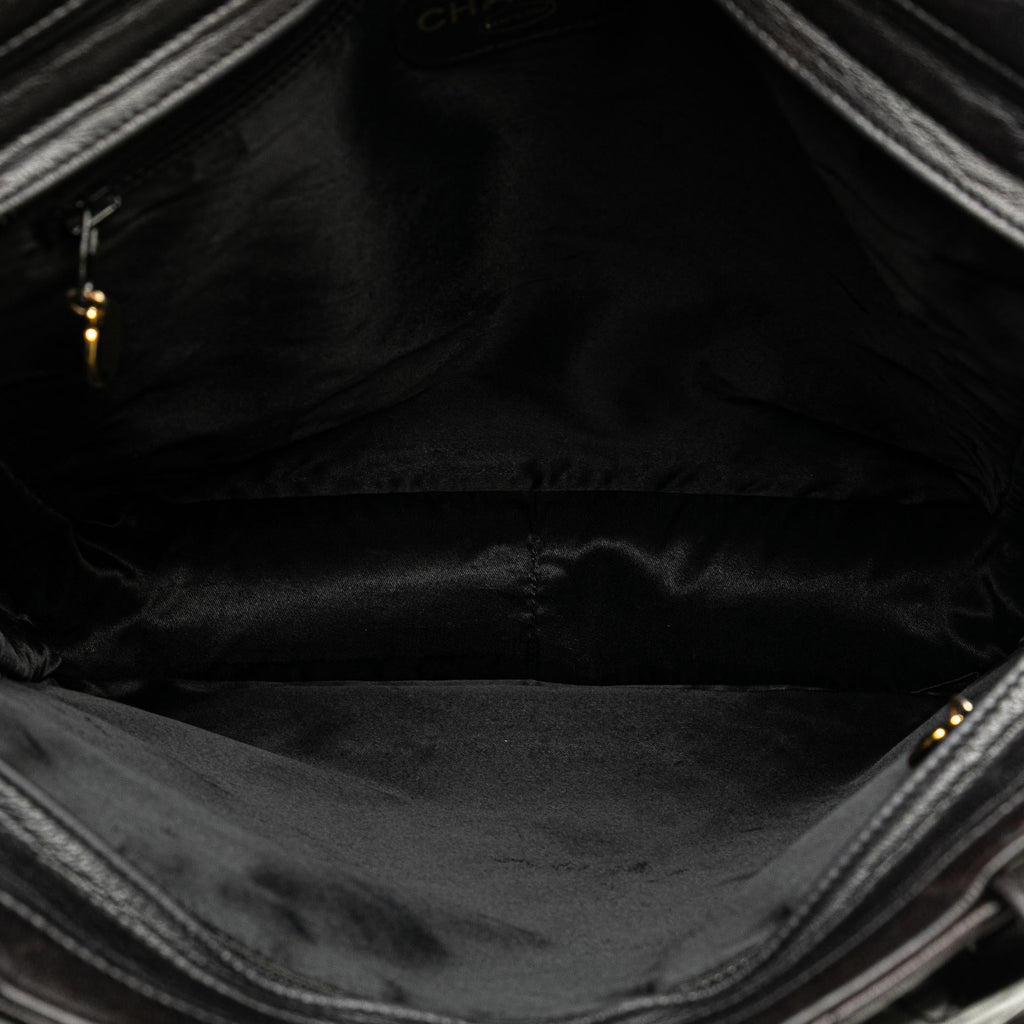 Chanel CC Quilted Lambskin Front Pocket Tote