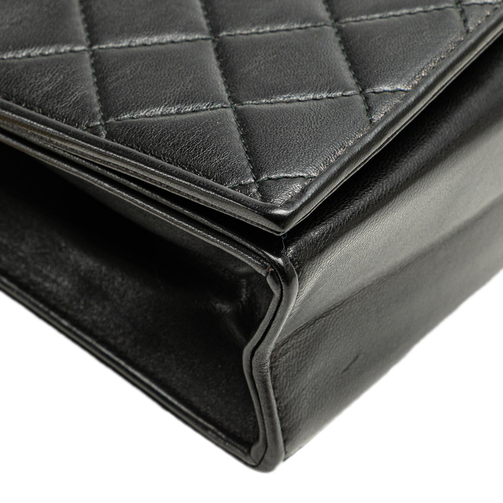 Chanel CC Quilted Lambskin Full Flap Crossbody