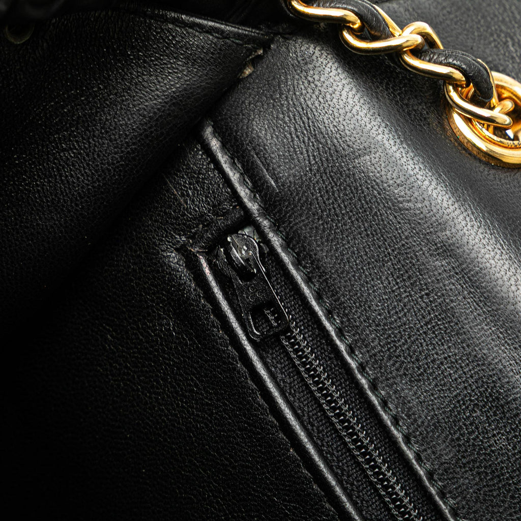 Chanel CC Quilted Lambskin Full Flap Crossbody