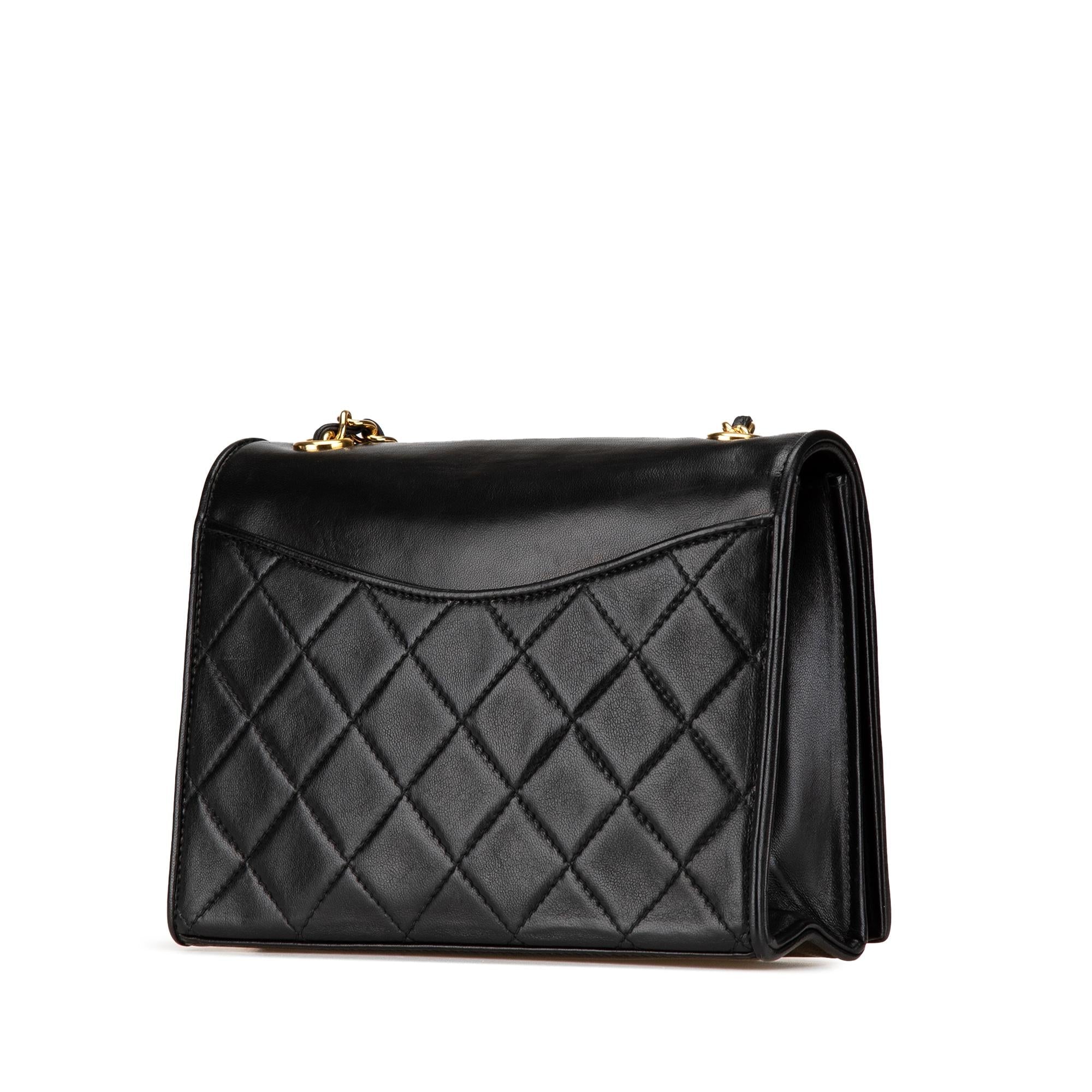 Chanel CC Quilted Lambskin Full Flap Crossbody