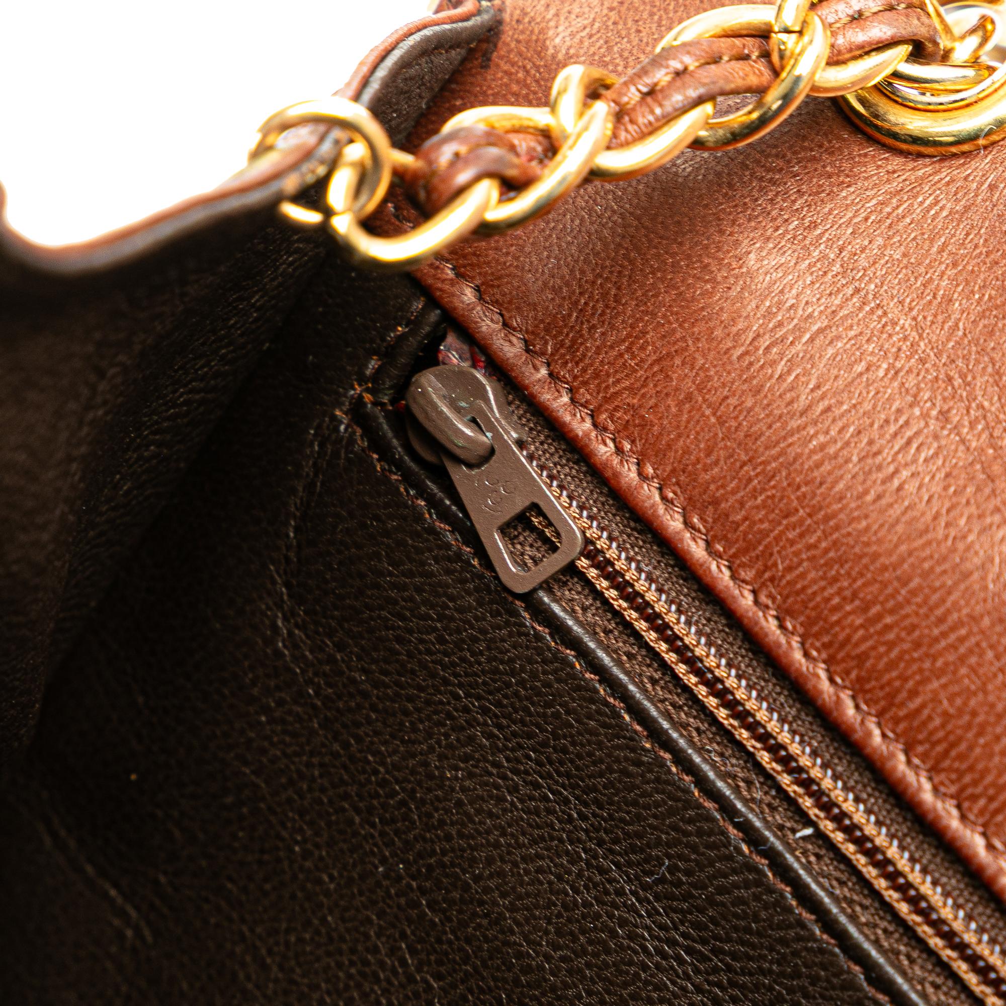 Chanel CC Quilted Lambskin Full Flap Crossbody