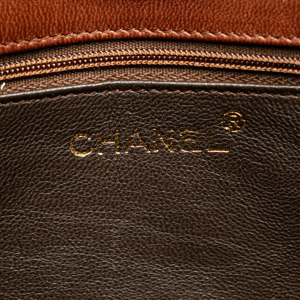 Chanel CC Quilted Lambskin Full Flap Crossbody