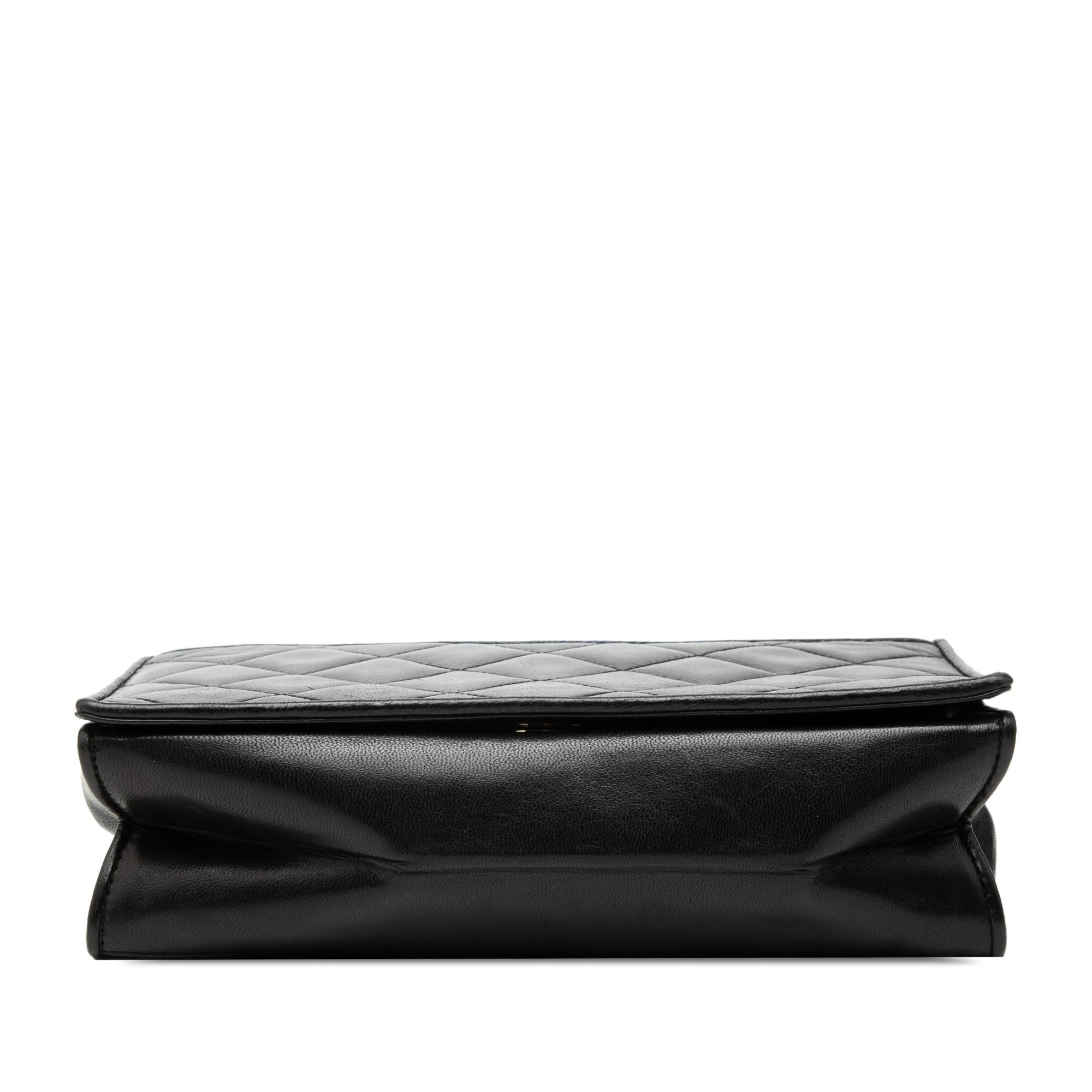 Chanel CC Quilted Lambskin Full Flap Crossbody