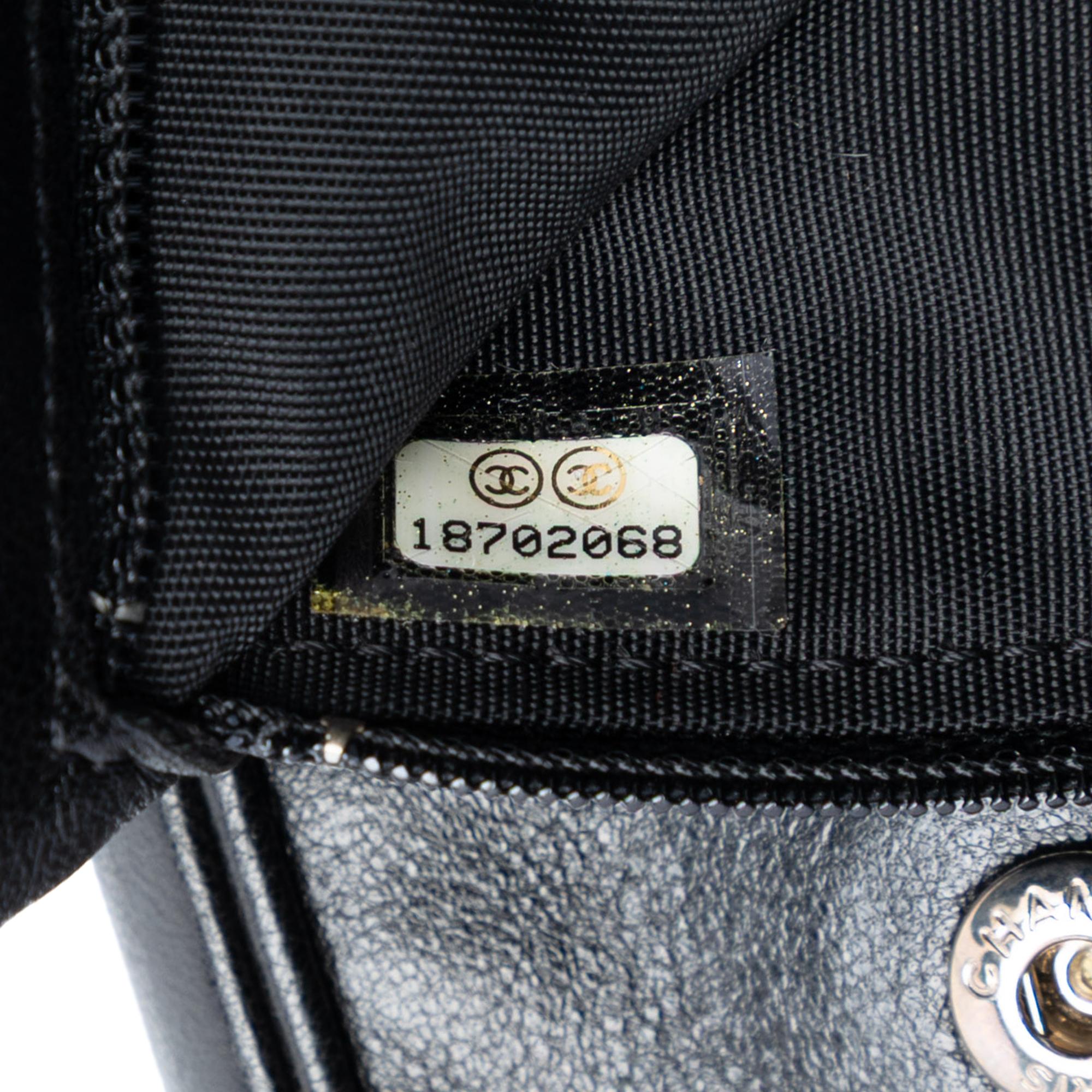 Chanel CC Quilted Lambskin Full Flap Wallet on Chain