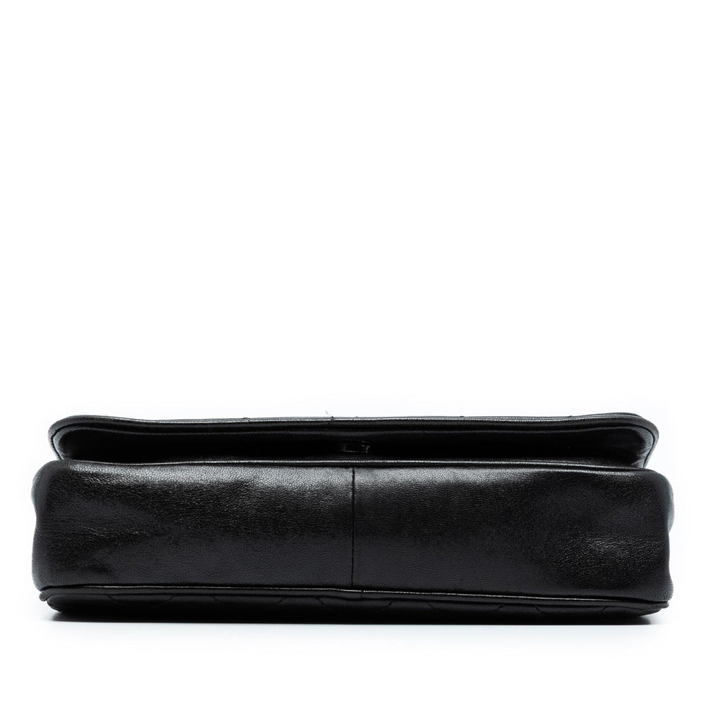Chanel CC Quilted Lambskin Full Flap Wallet on Chain