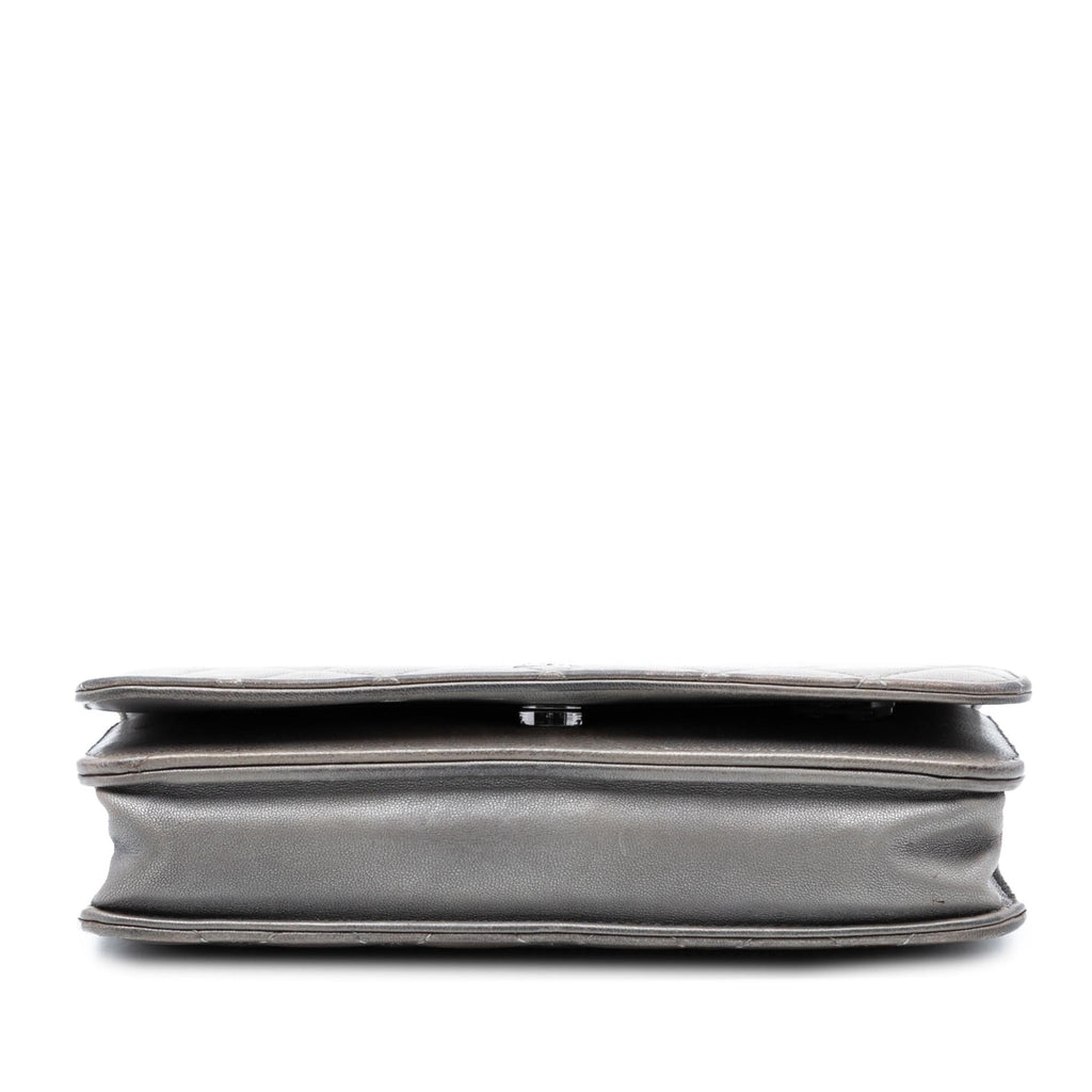 Chanel CC Quilted Lambskin Full Flap Wallet on Chain