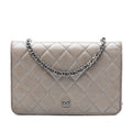 Chanel CC Quilted Lambskin Full Flap Wallet on Chain