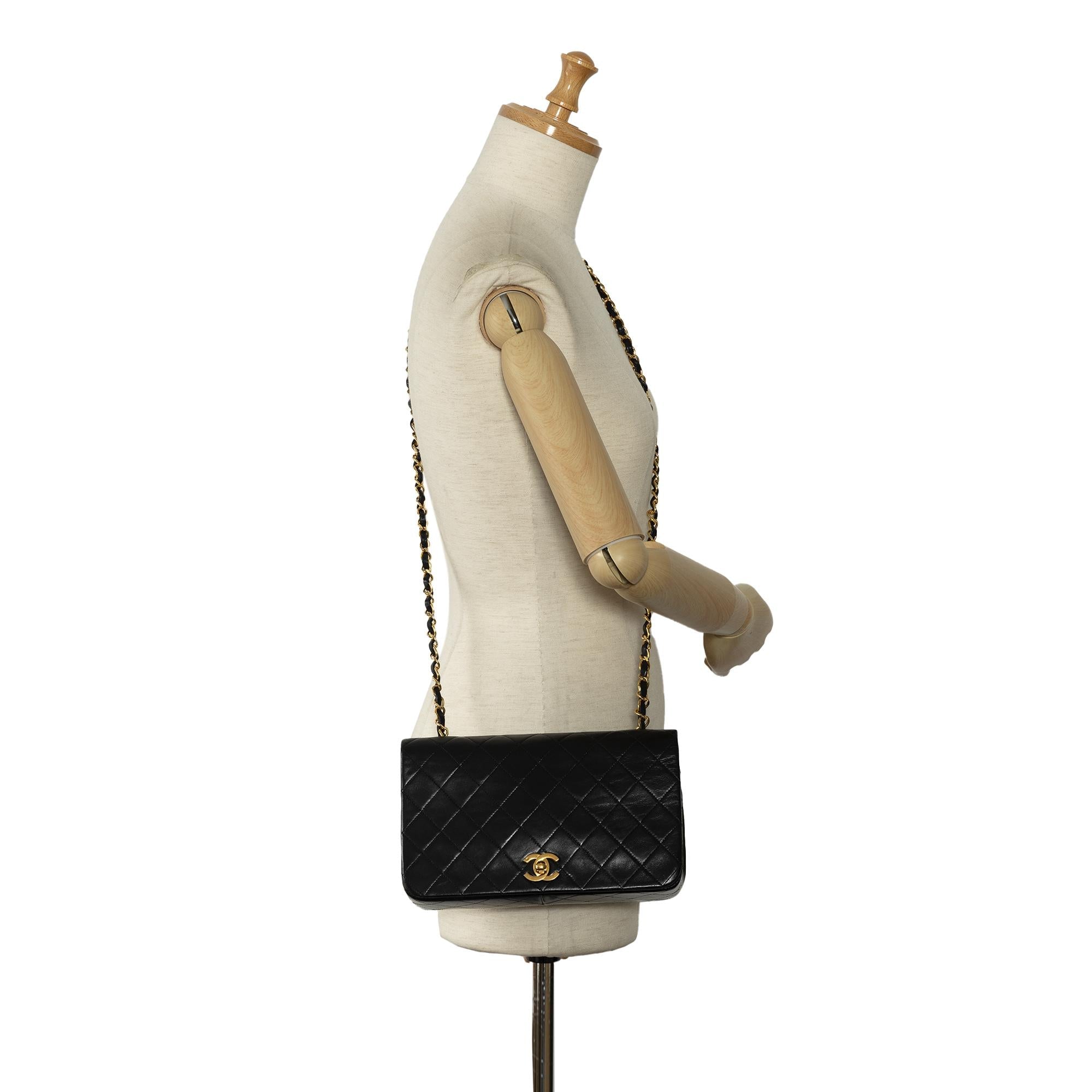 Chanel CC Quilted Lambskin Full Flap (SHG-5yOQSk)