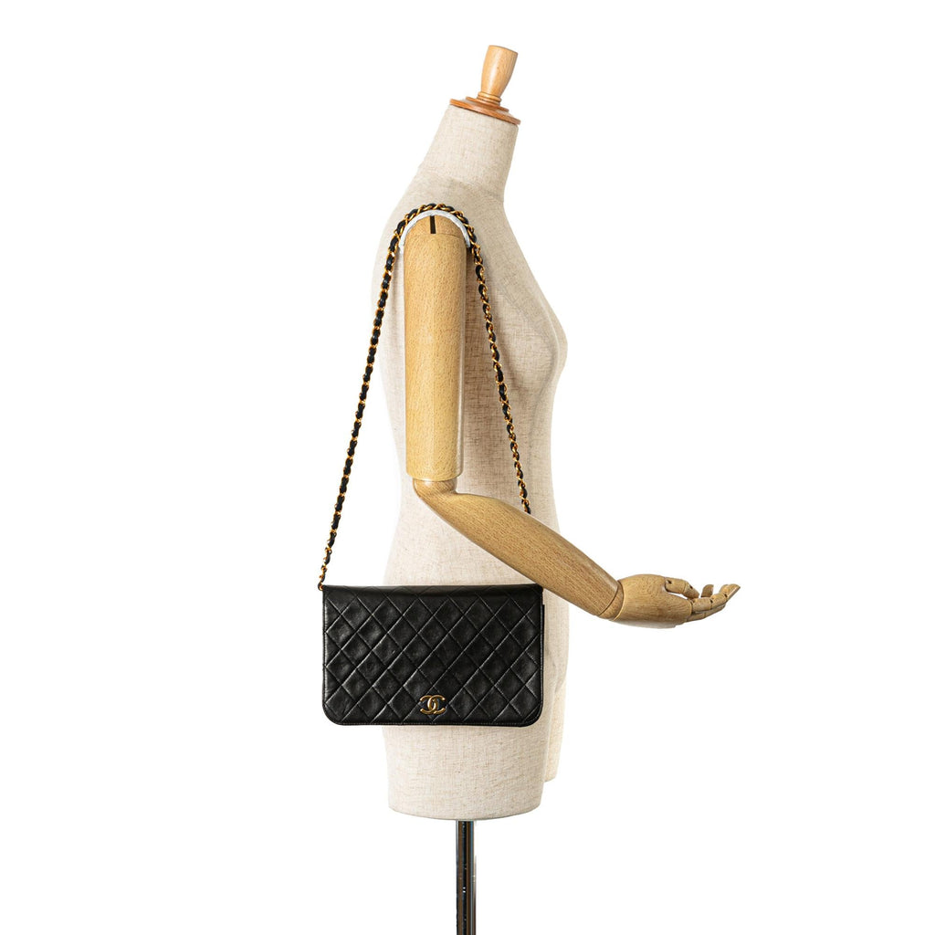 Chanel CC Quilted Lambskin Full Flap (SHG-mUBWMR)