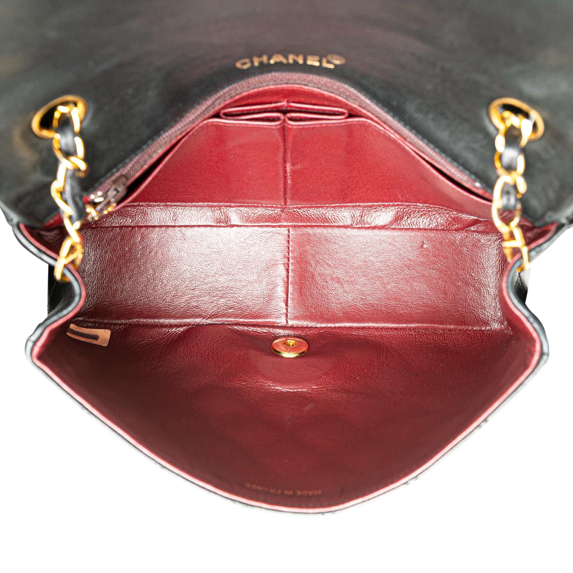 Chanel CC Quilted Lambskin Full Flap