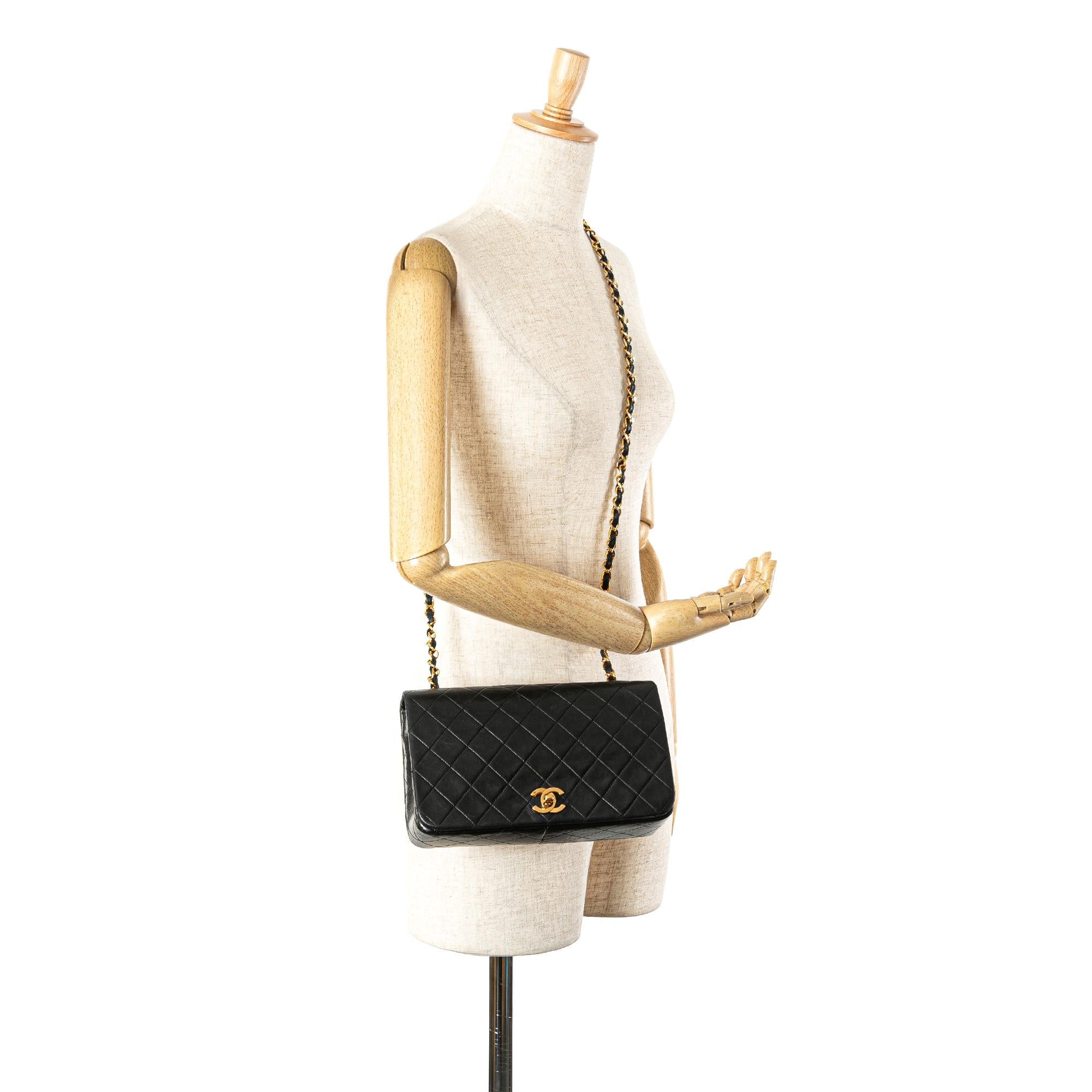 Chanel CC Quilted Lambskin Full Flap