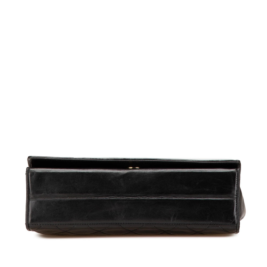 Chanel CC Quilted Lambskin Full Flap