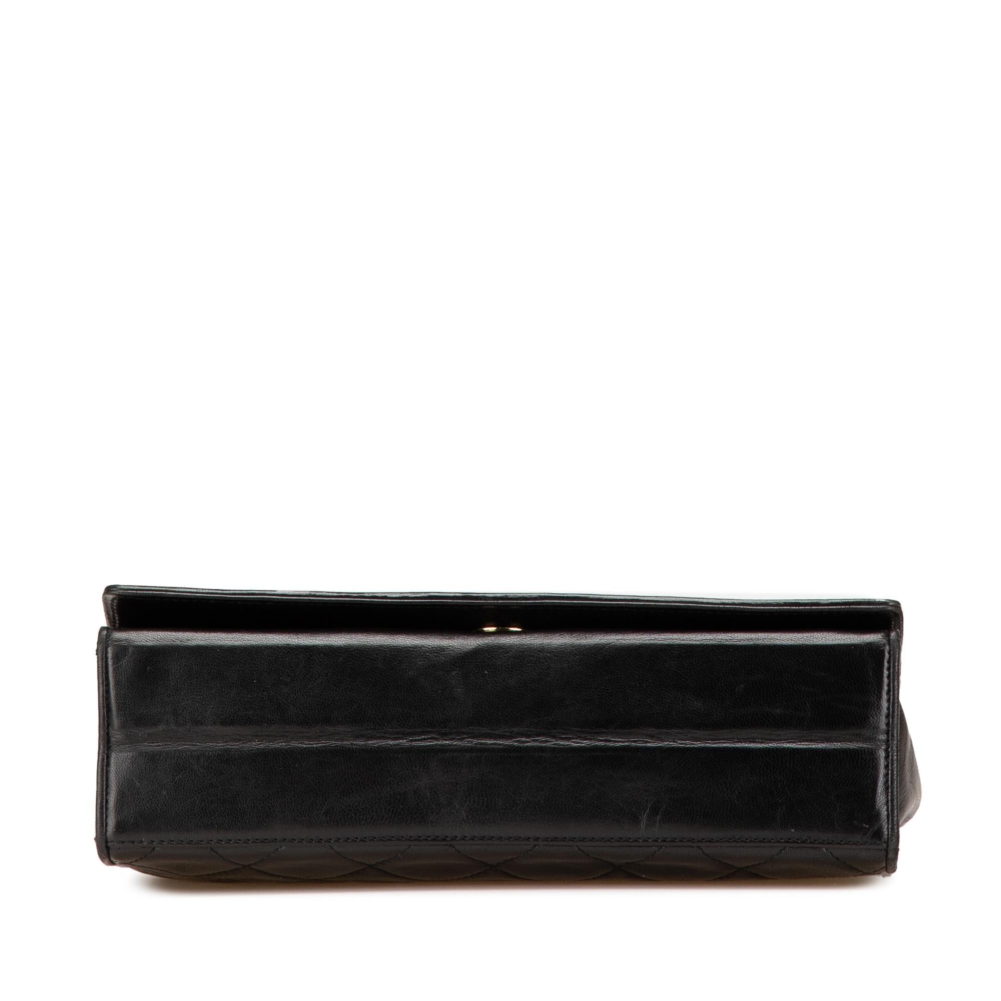 Chanel CC Quilted Lambskin Full Flap