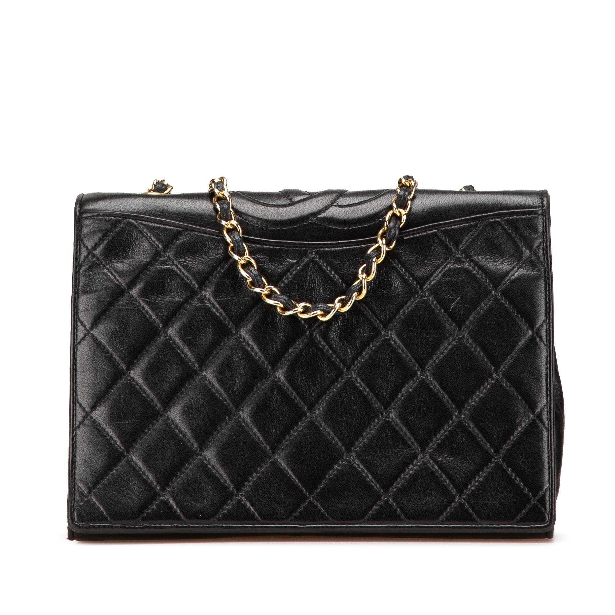 Chanel CC Quilted Lambskin Full Flap