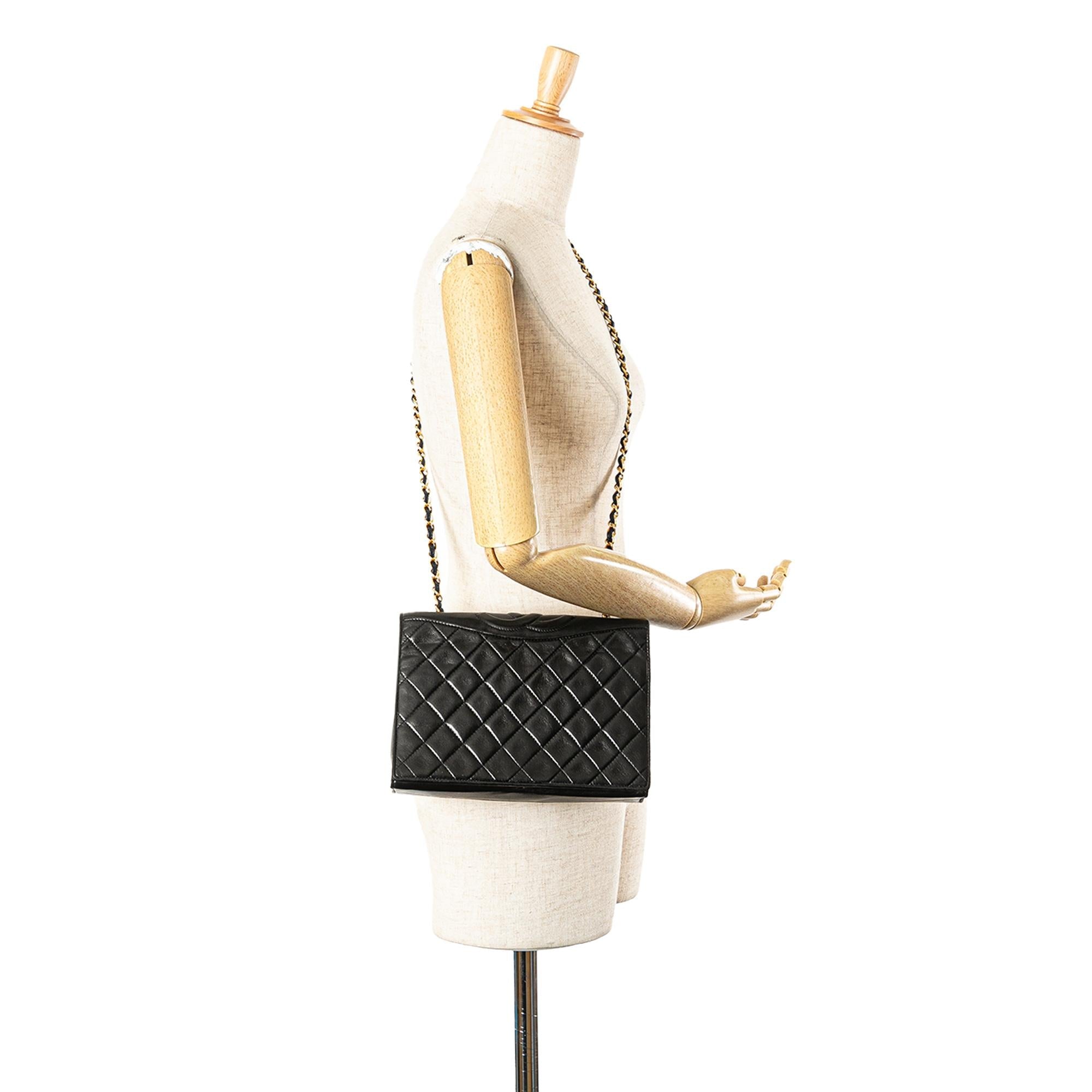 Chanel CC Quilted Lambskin Full Flap