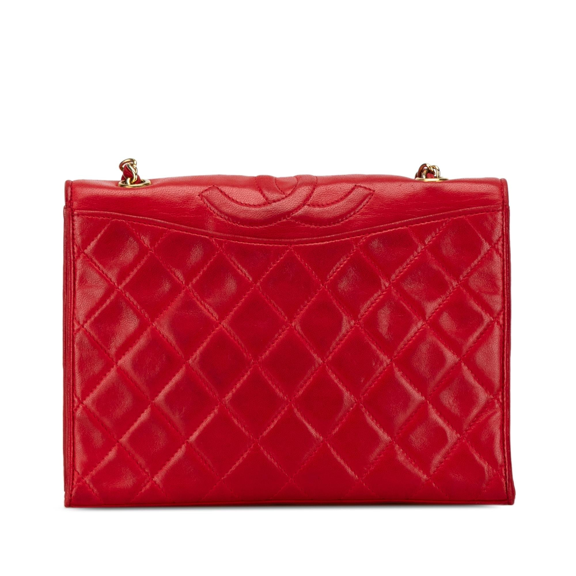 Chanel CC Quilted Lambskin Full Flap