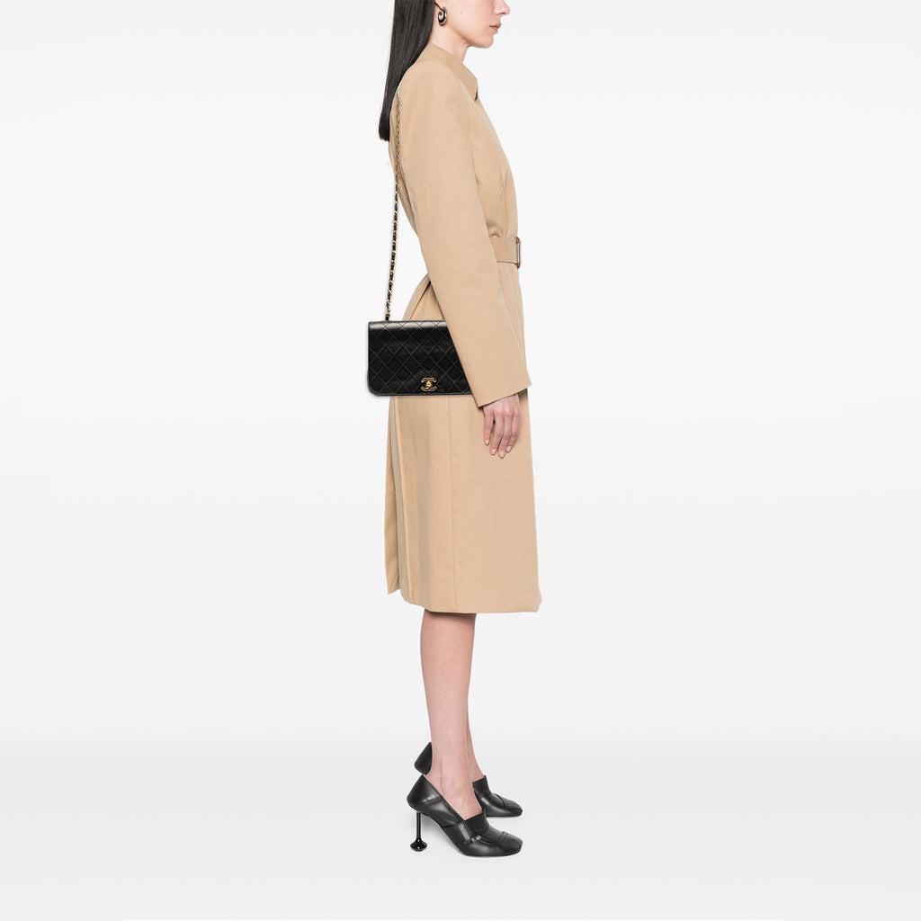 Chanel CC Quilted Lambskin Full Flap