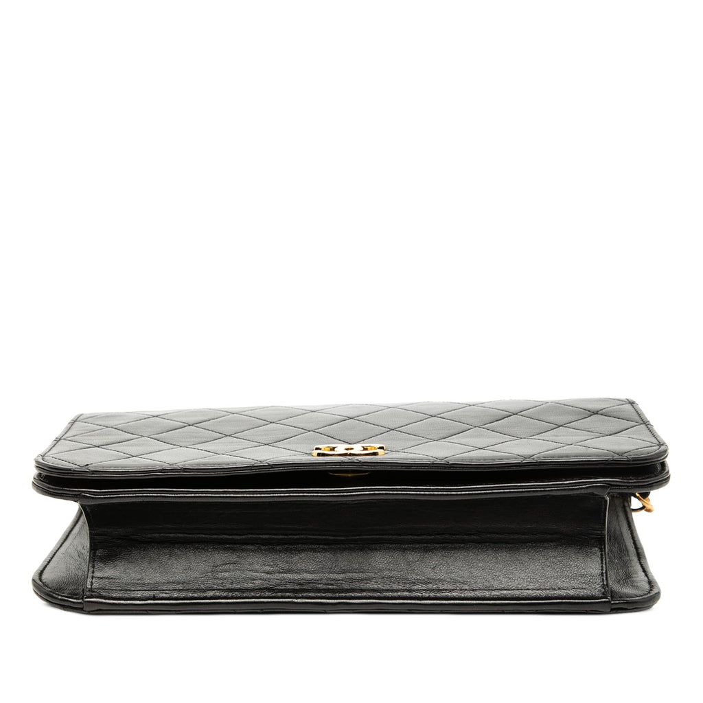 Chanel CC Quilted Lambskin Full Single Flap