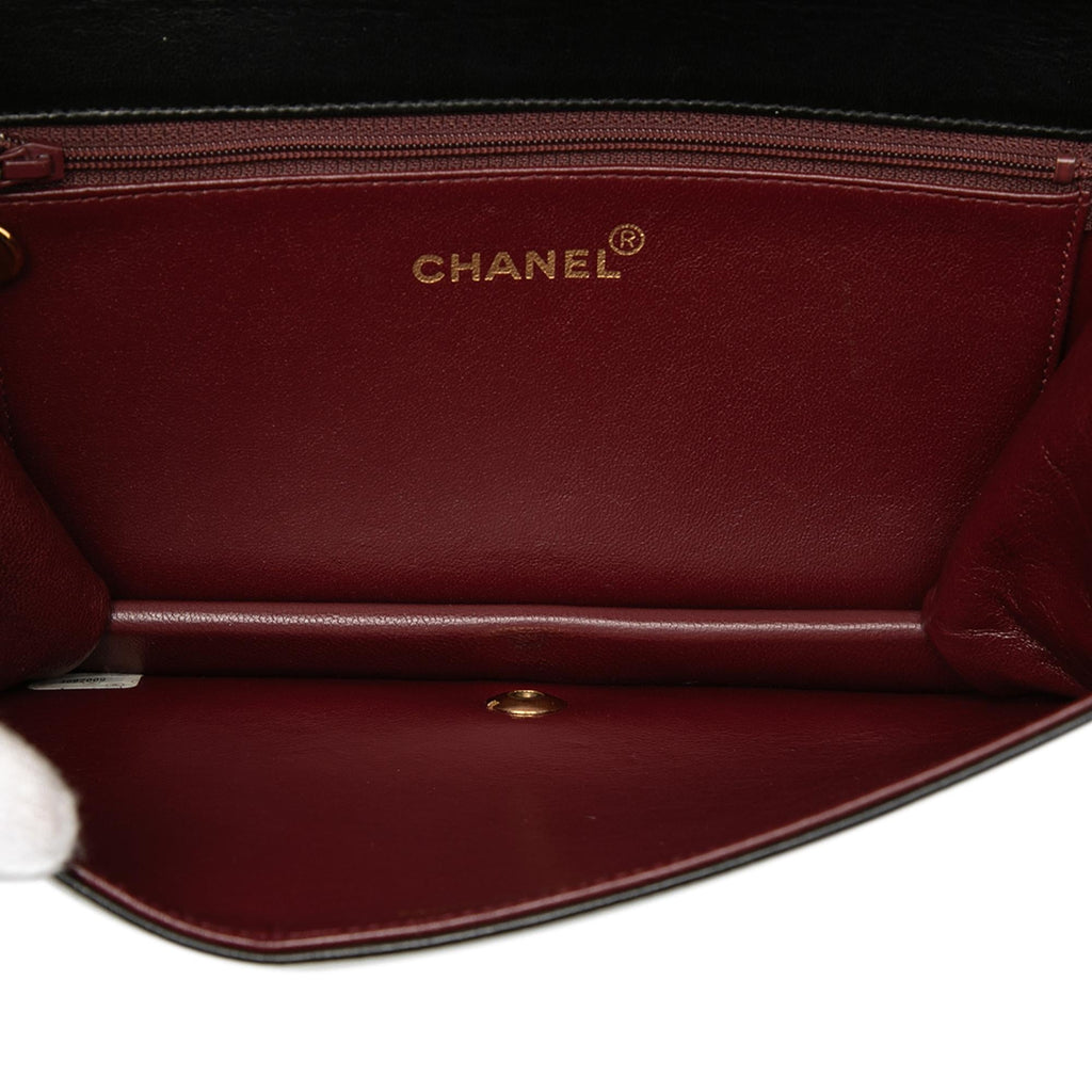 Chanel CC Quilted Lambskin Full Single Flap