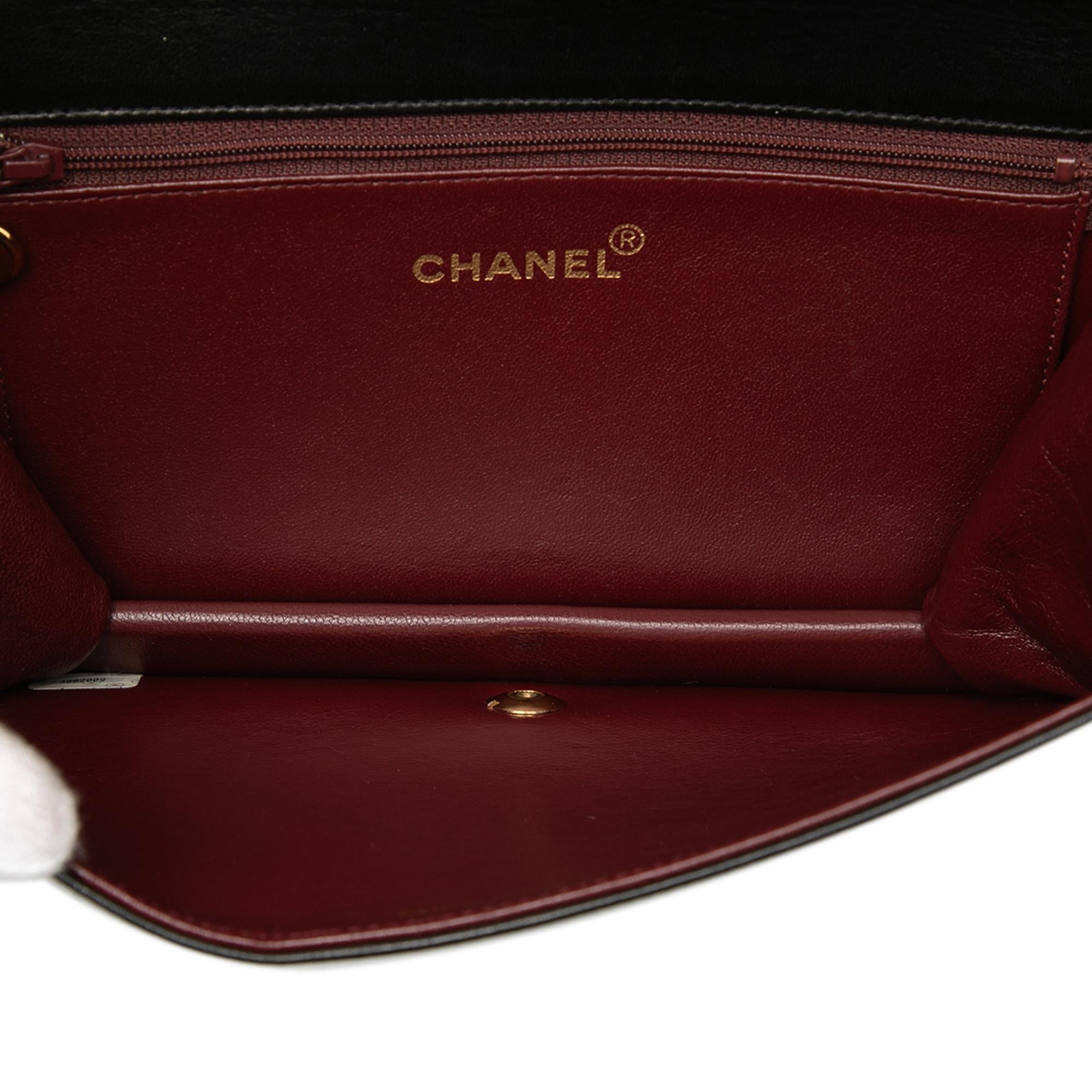 Chanel CC Quilted Lambskin Full Single Flap