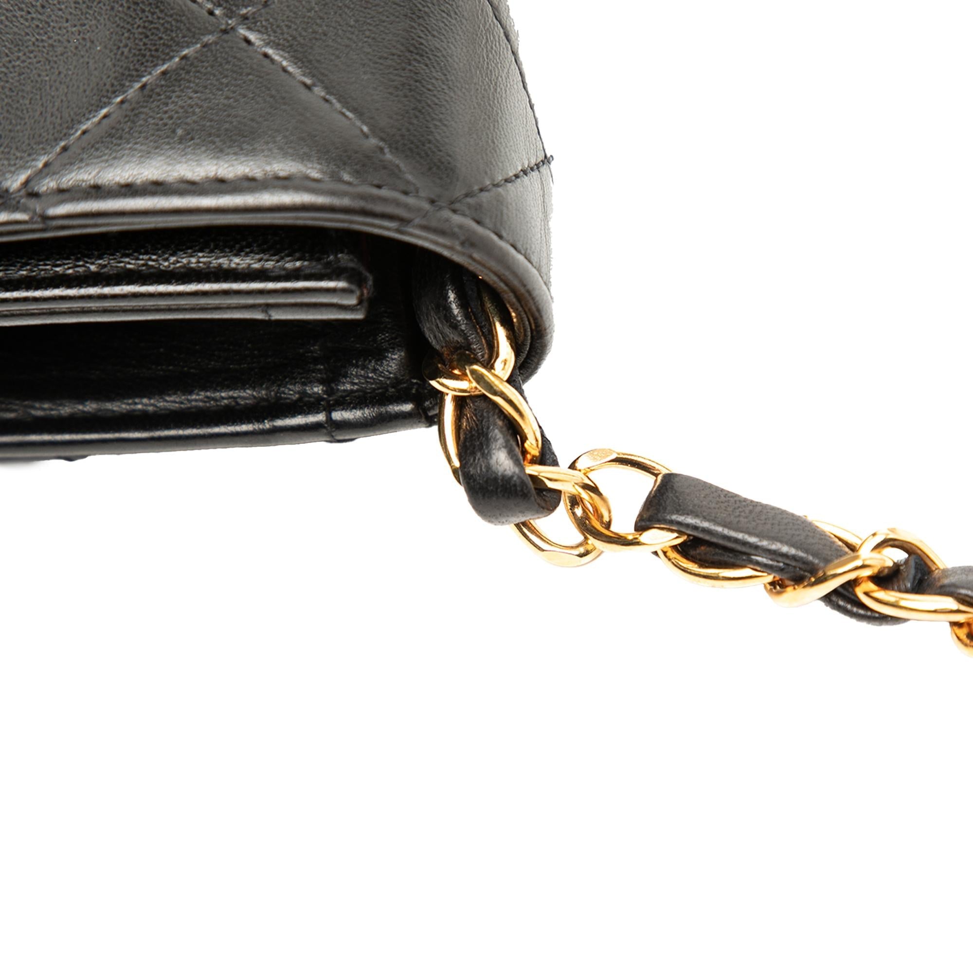 Chanel CC Quilted Lambskin Full Single Flap