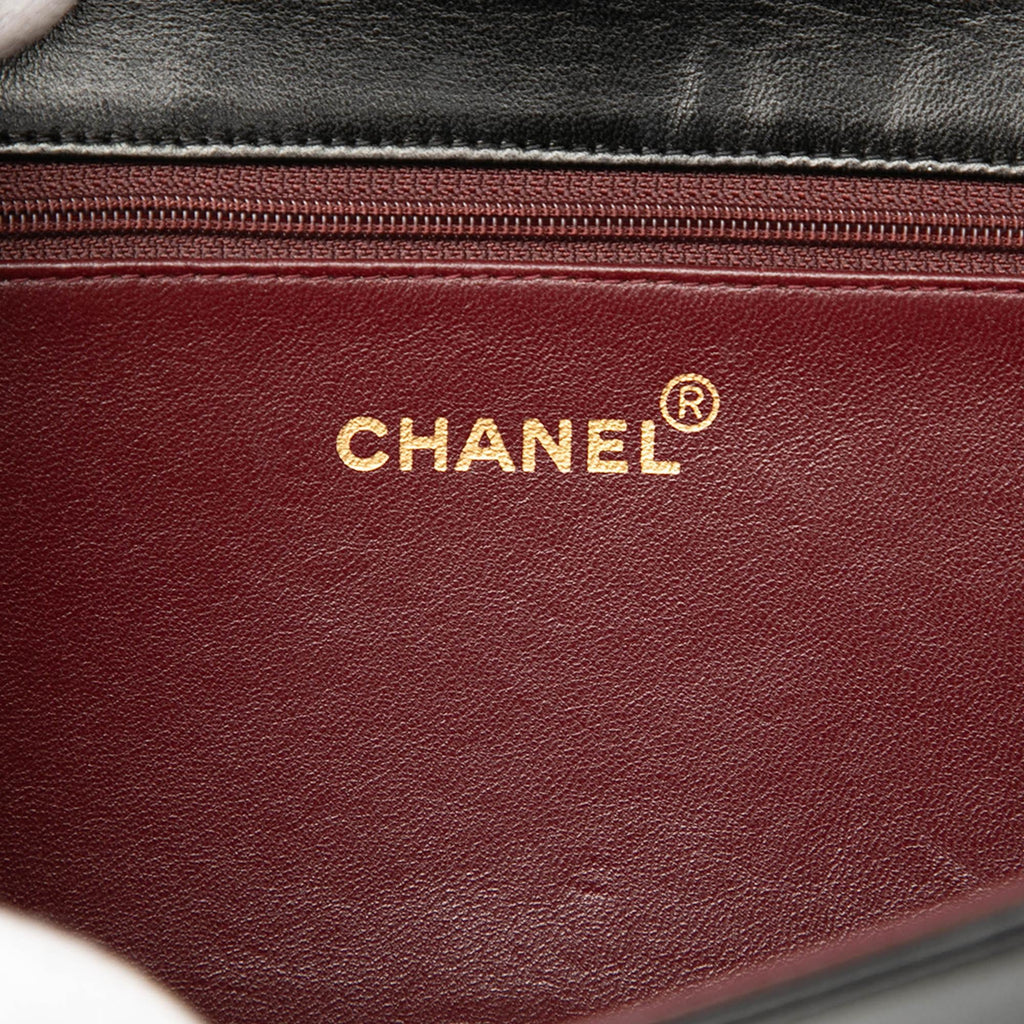 Chanel CC Quilted Lambskin Full Single Flap