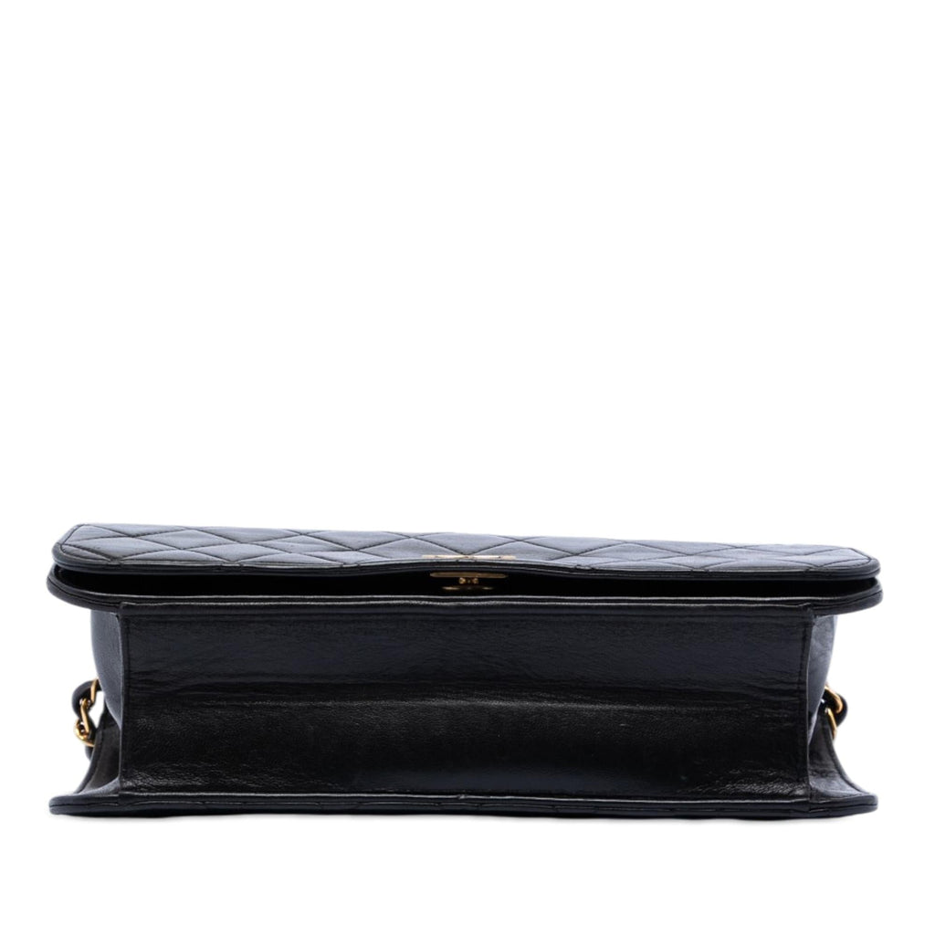 Chanel CC Quilted Lambskin Full Single Flap