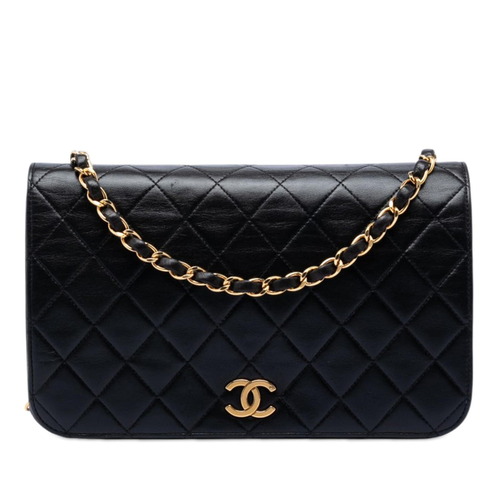 Chanel CC Quilted Lambskin Full Single Flap