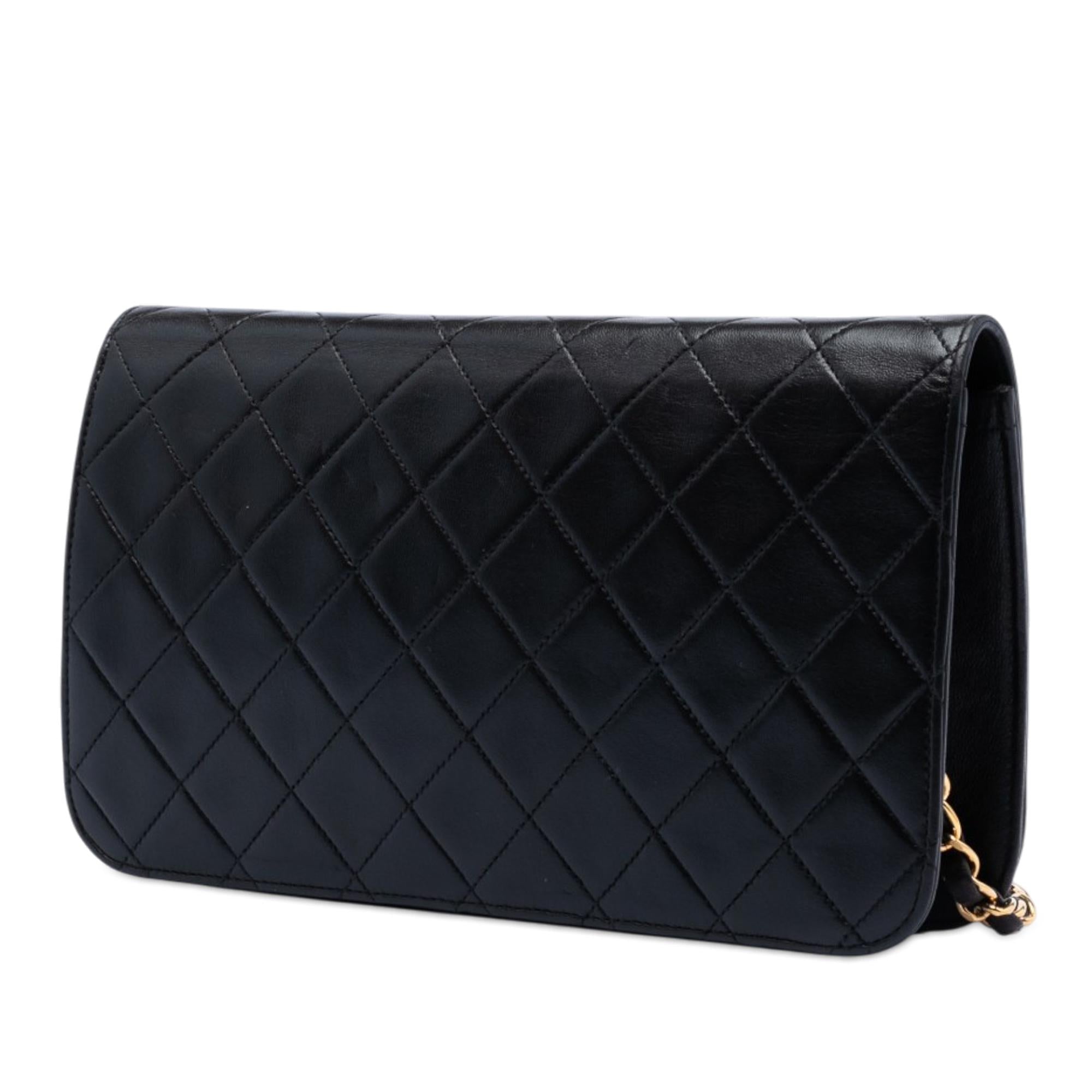 Chanel CC Quilted Lambskin Full Single Flap