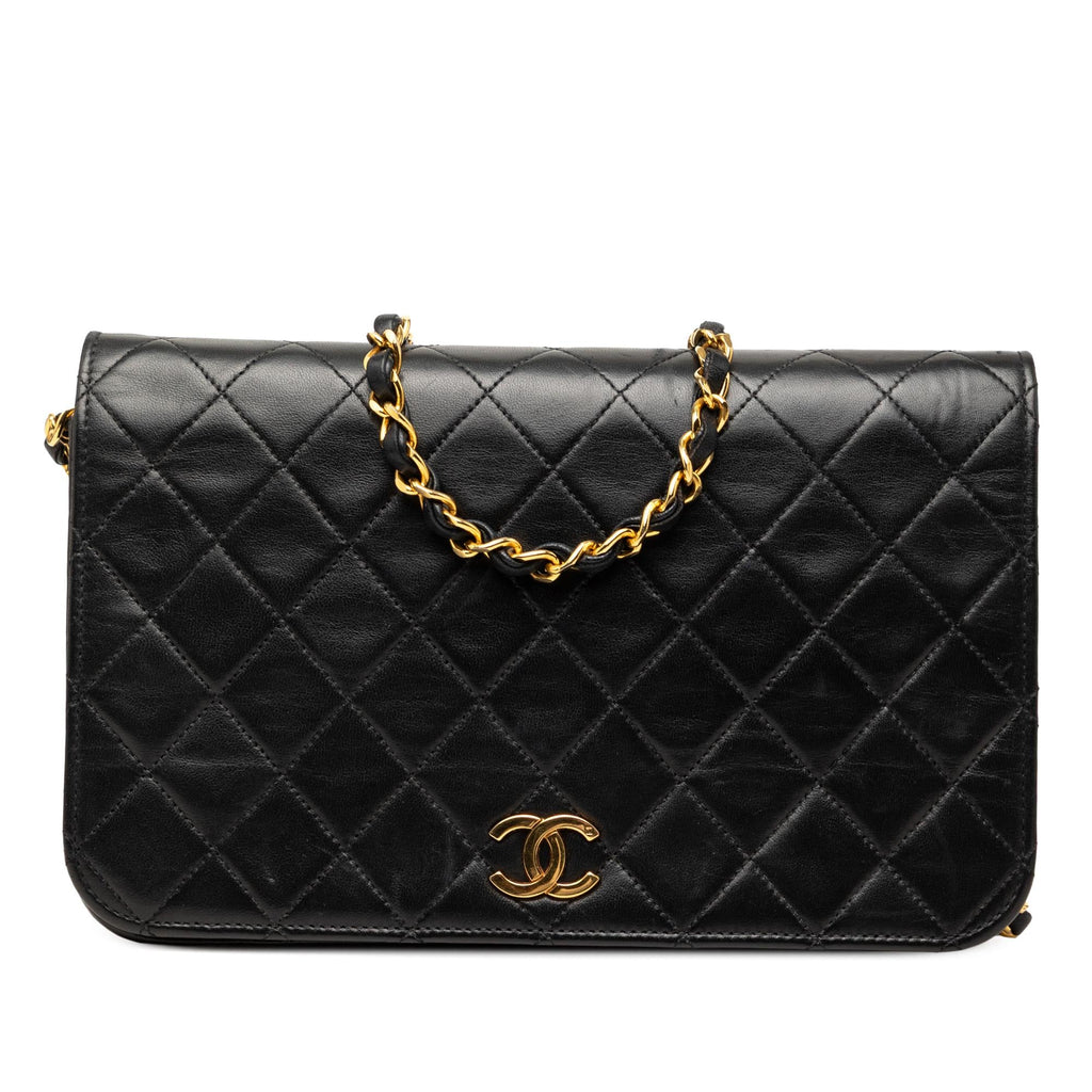 Chanel CC Quilted Lambskin Full Single Flap