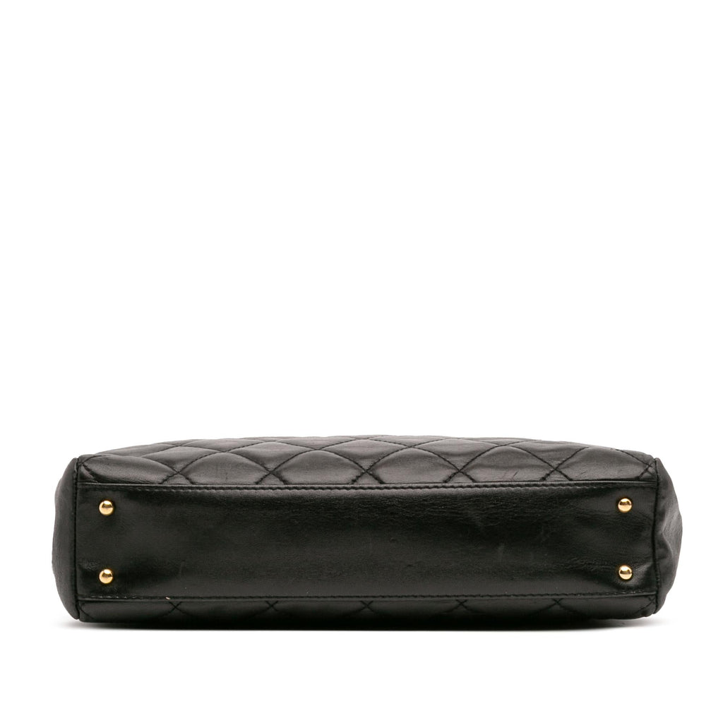Chanel CC Quilted Lambskin Handbag
