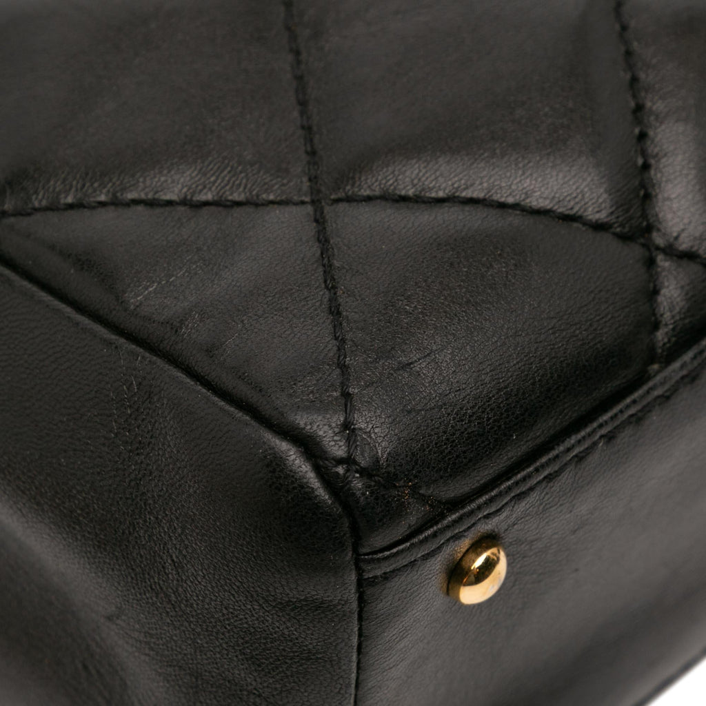 Chanel CC Quilted Lambskin Handbag
