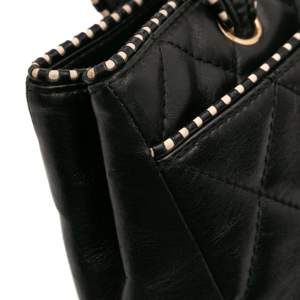 Chanel CC Quilted Lambskin Handbag
