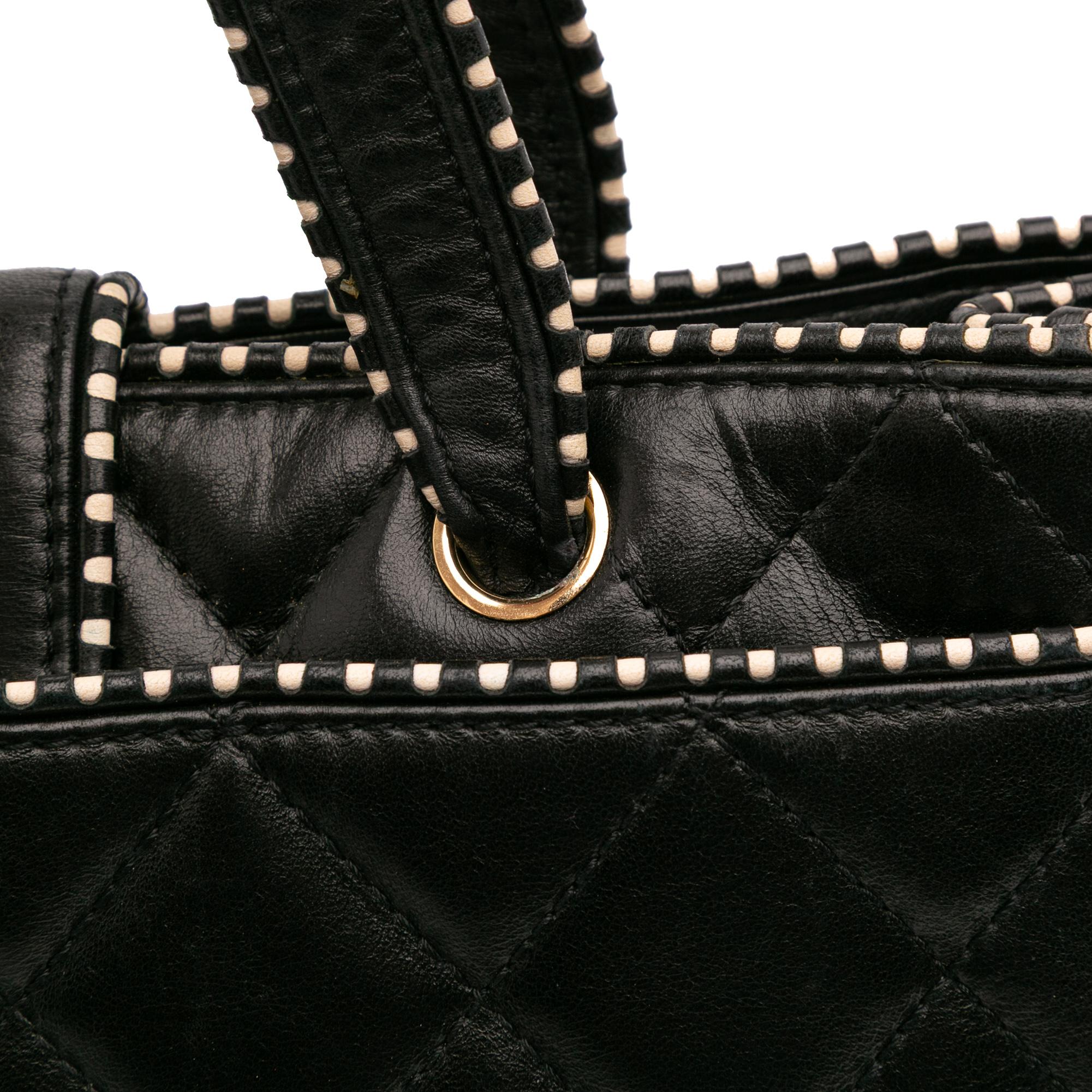 Chanel CC Quilted Lambskin Handbag