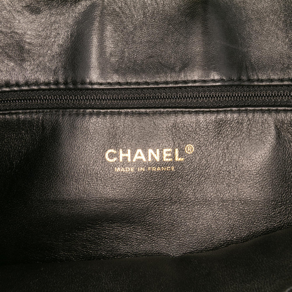 Chanel CC Quilted Lambskin Handbag