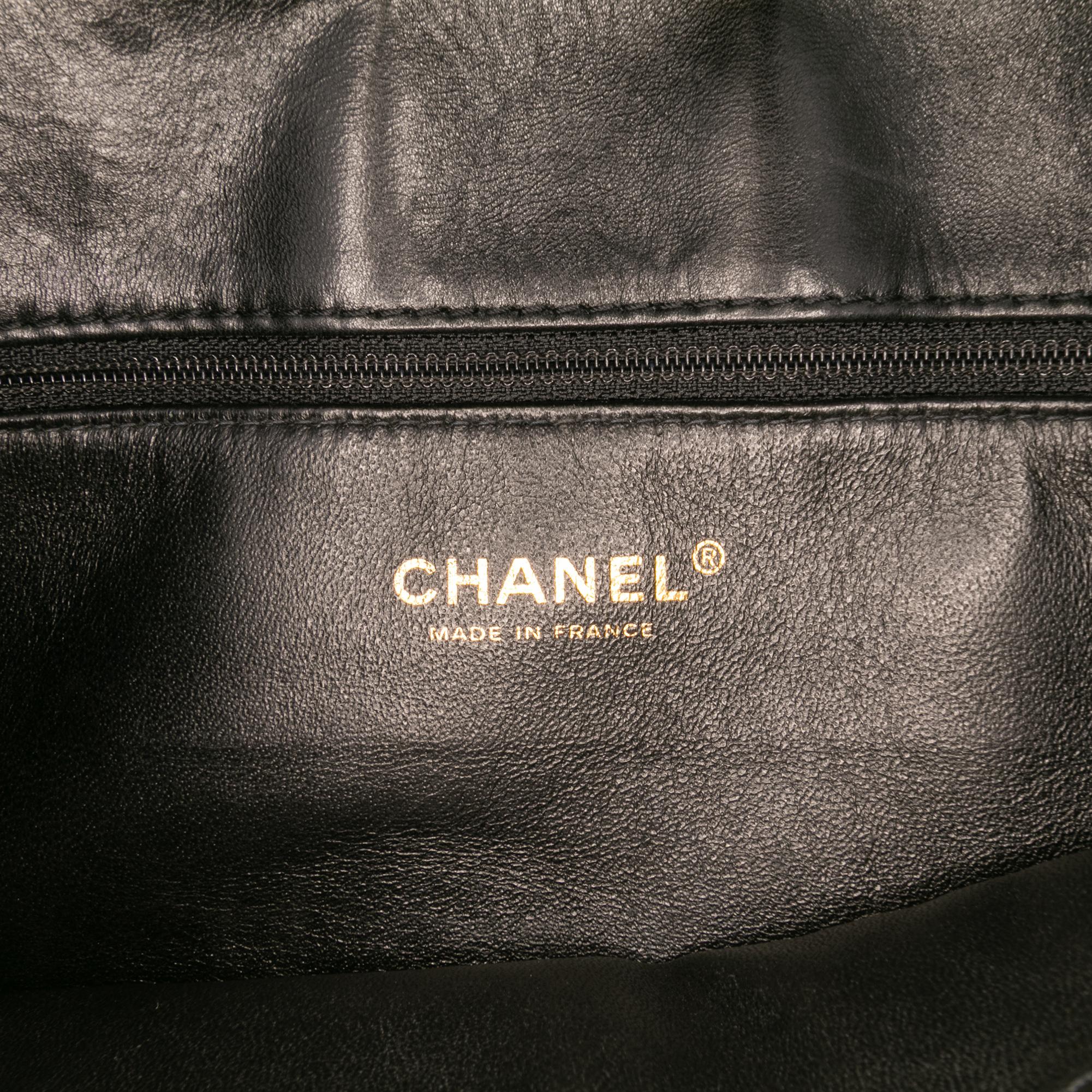 Chanel CC Quilted Lambskin Handbag