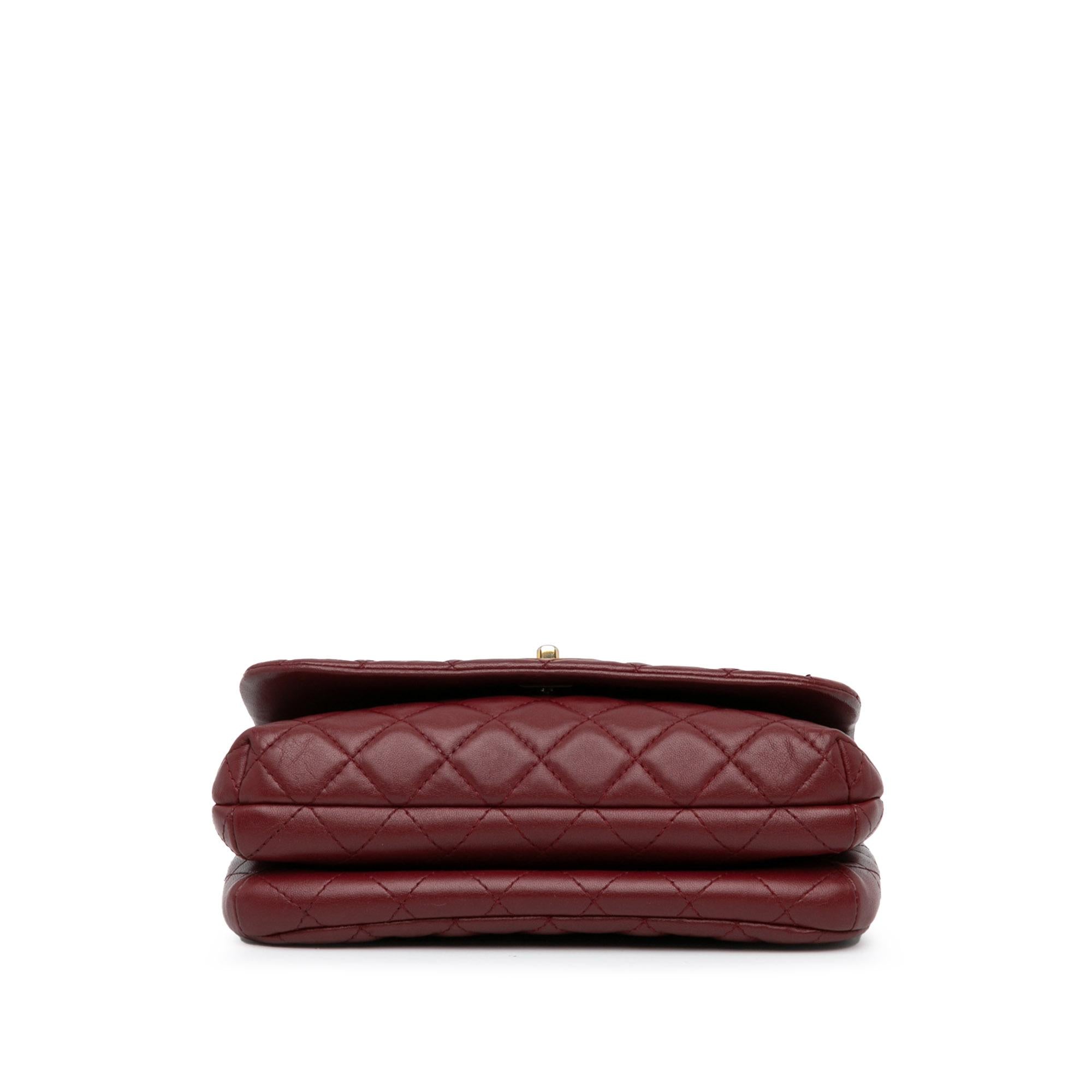 Chanel CC Quilted Lambskin Knock on Wood Satchel (SHG-wiPzxy)