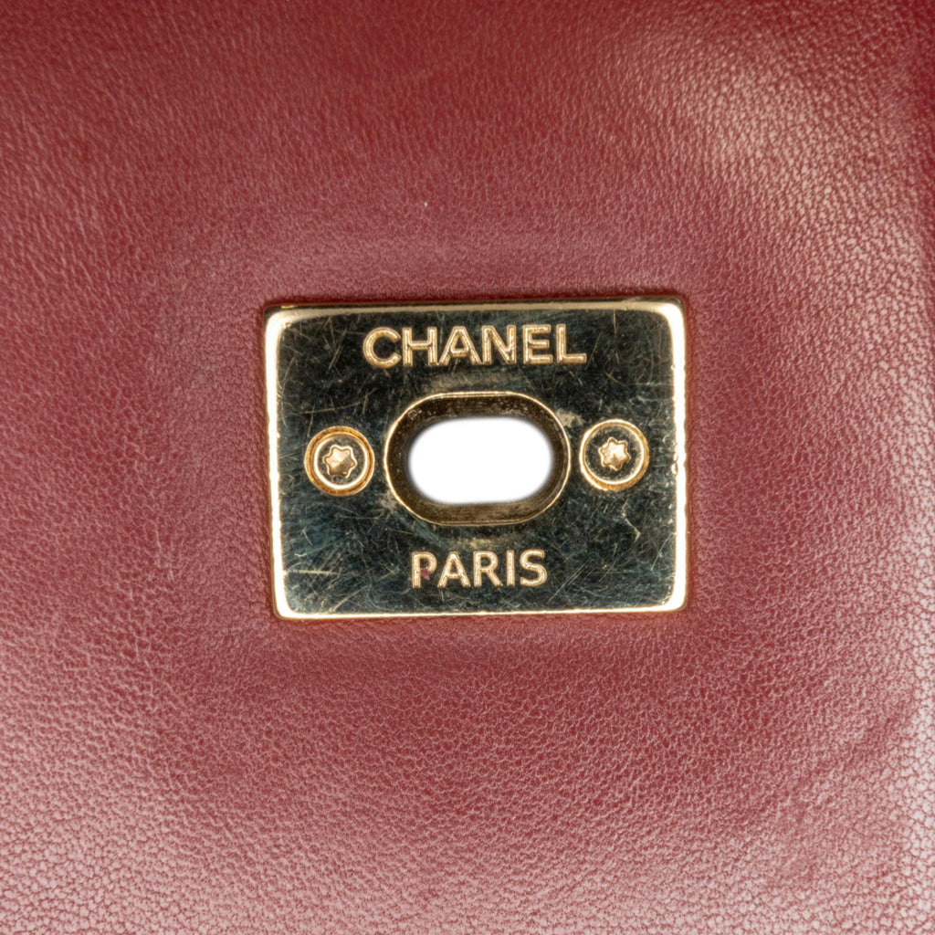 Chanel CC Quilted Lambskin Knock on Wood Satchel (SHG-wiPzxy)