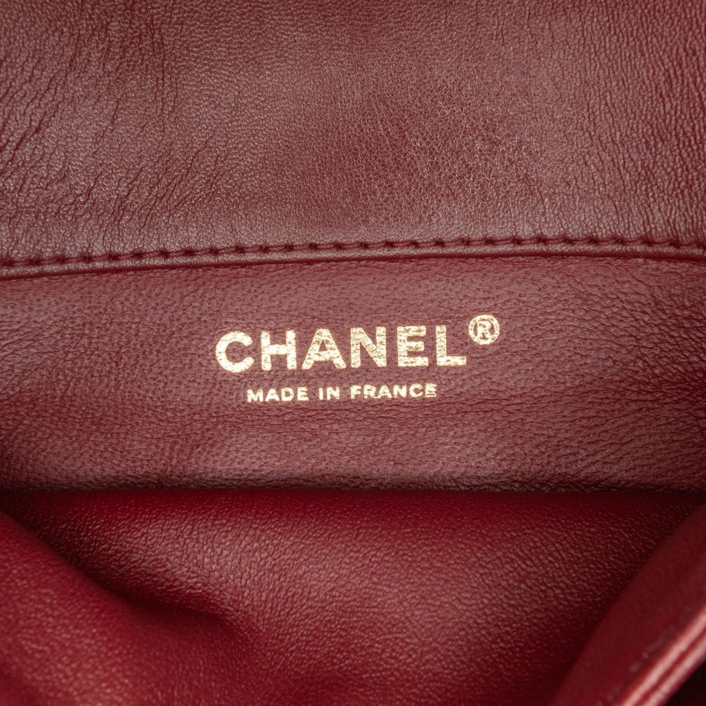 Chanel CC Quilted Lambskin Knock on Wood Satchel (SHG-wiPzxy)