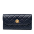Chanel CC Quilted Lambskin Long Wallet (SHG-UW3ZCy)