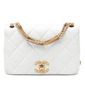 Chanel CC Quilted Lambskin Looping Chain Flap